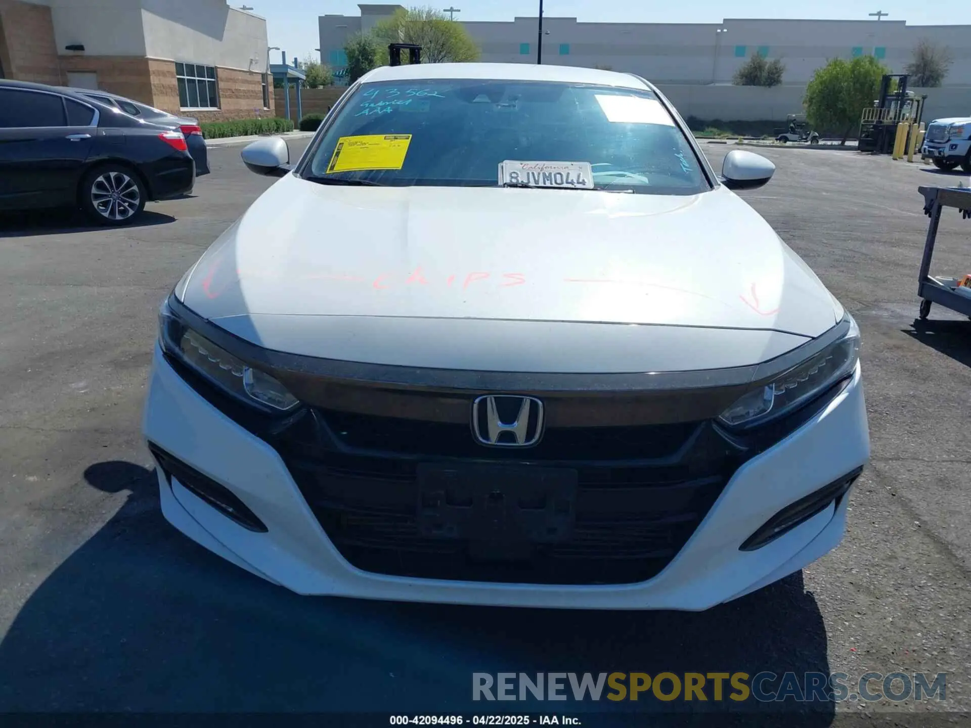 12 Photograph of a damaged car 1HGCV1F31KA015305 HONDA ACCORD 2019