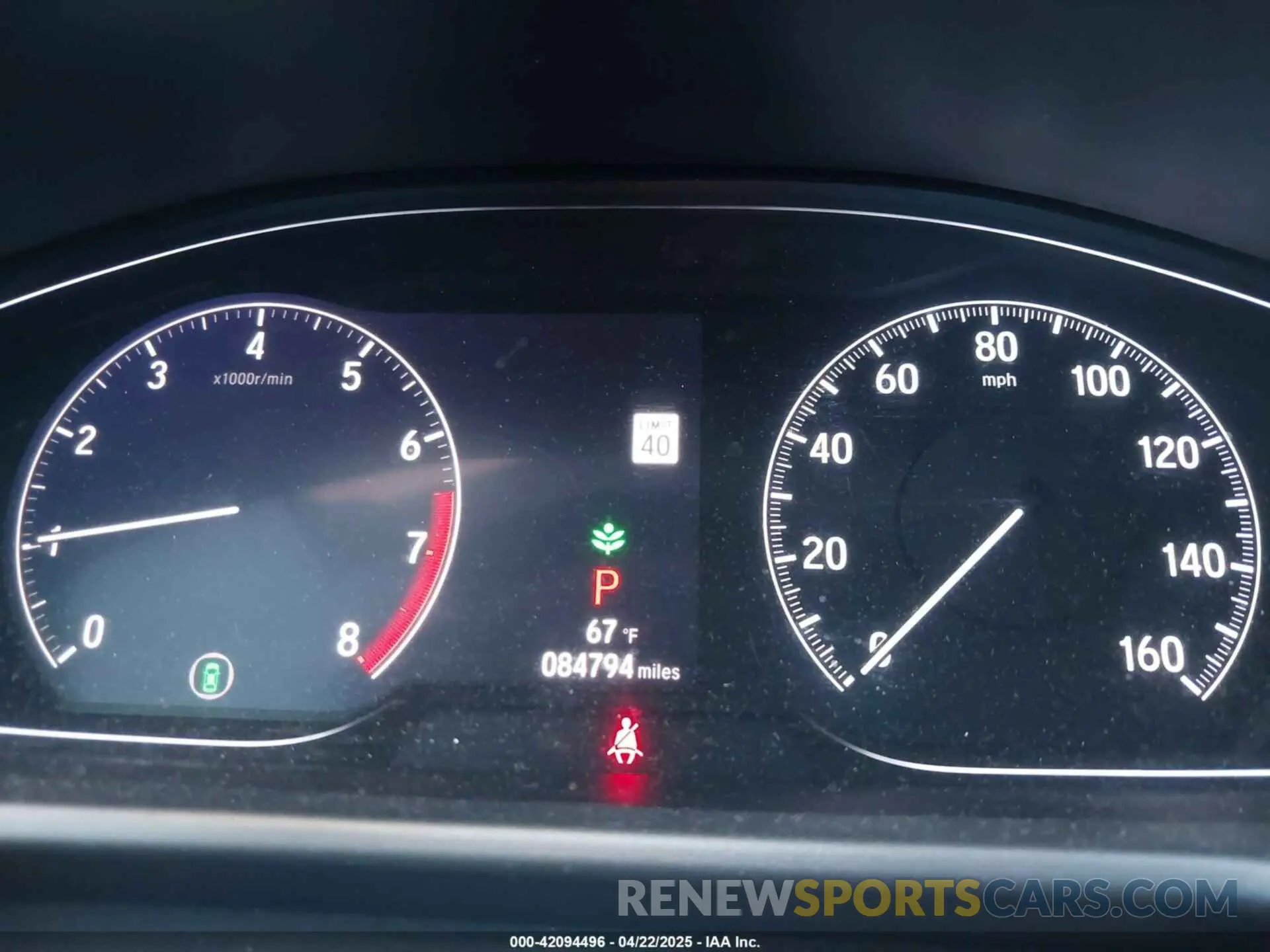 7 Photograph of a damaged car 1HGCV1F31KA015305 HONDA ACCORD 2019