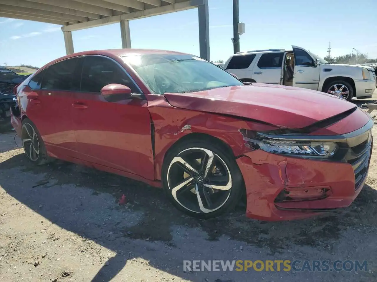 4 Photograph of a damaged car 1HGCV1F31KA027017 HONDA ACCORD 2019
