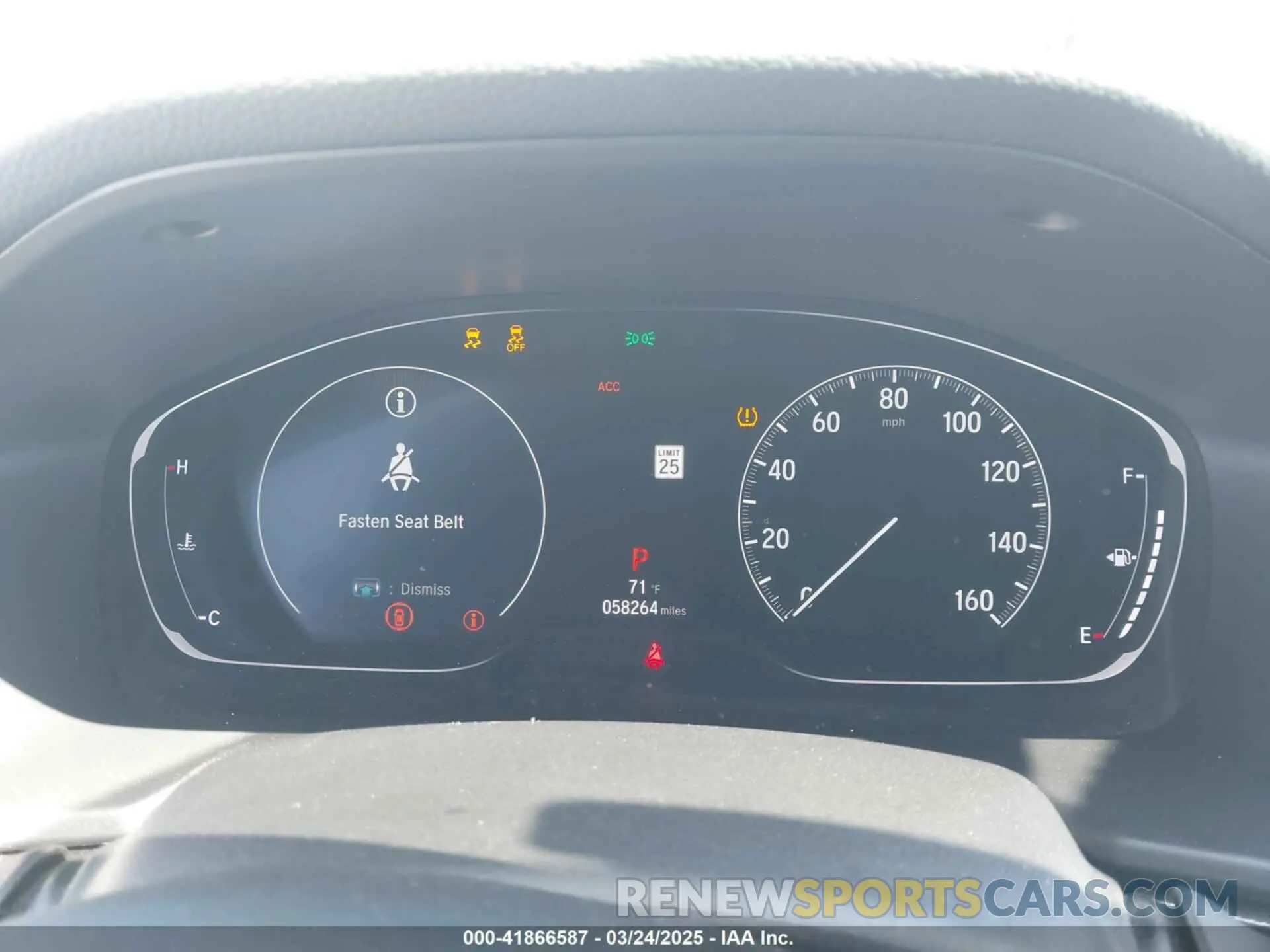 7 Photograph of a damaged car 1HGCV1F31KA031584 HONDA ACCORD 2019