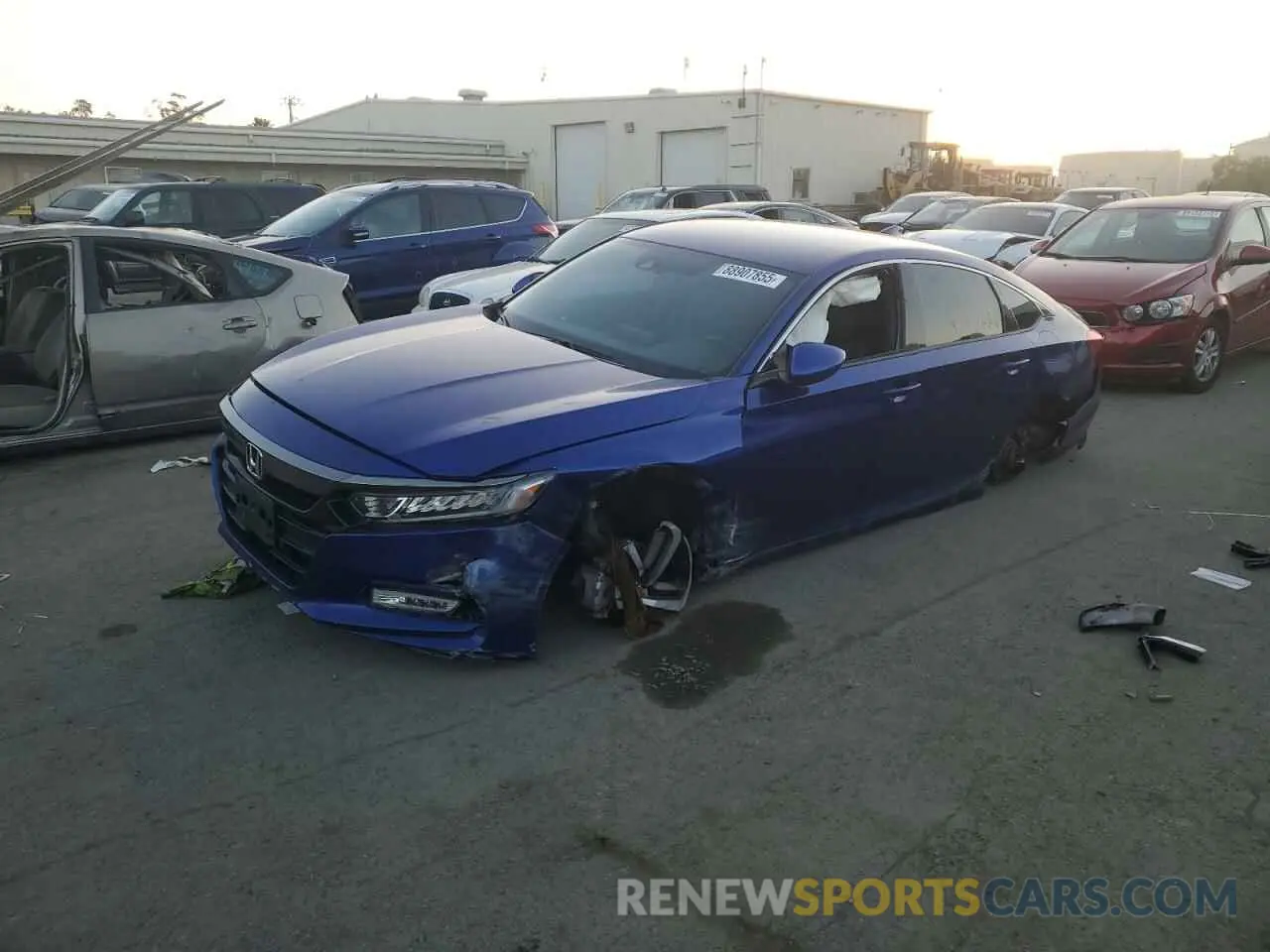 1 Photograph of a damaged car 1HGCV1F31KA034047 HONDA ACCORD 2019