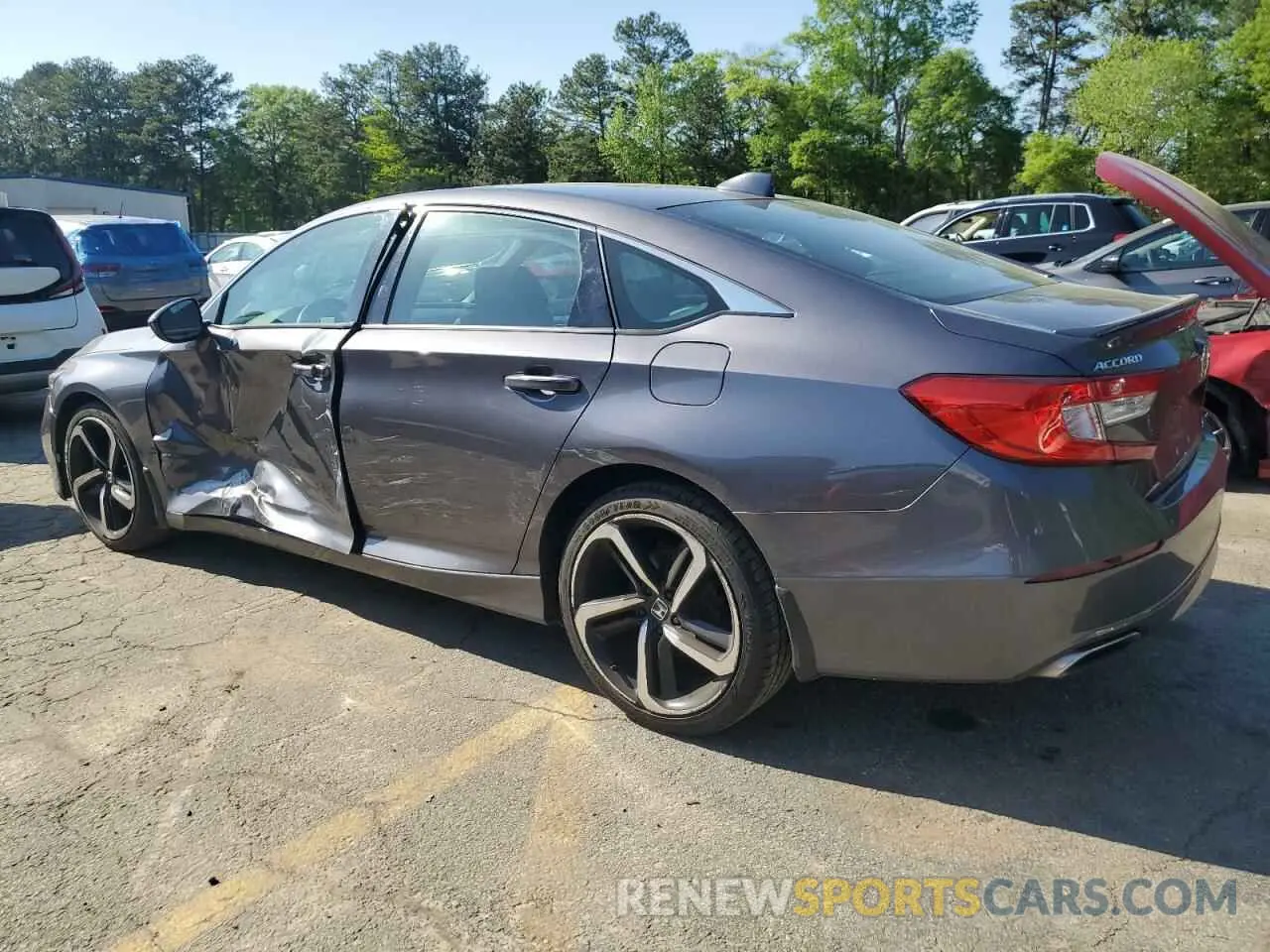 2 Photograph of a damaged car 1HGCV1F31KA064245 HONDA ACCORD 2019