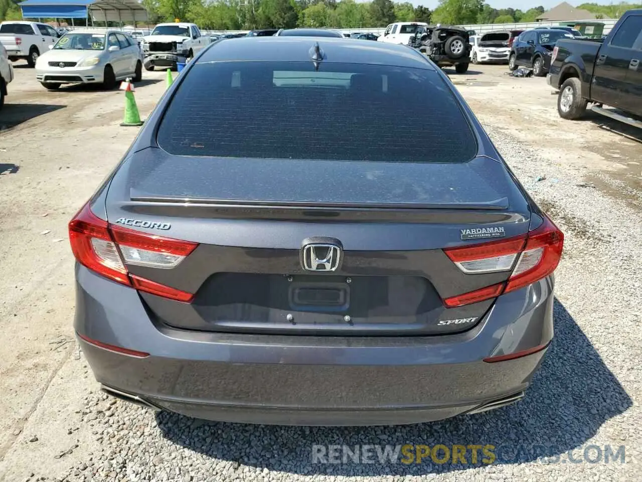 6 Photograph of a damaged car 1HGCV1F31KA080588 HONDA ACCORD 2019
