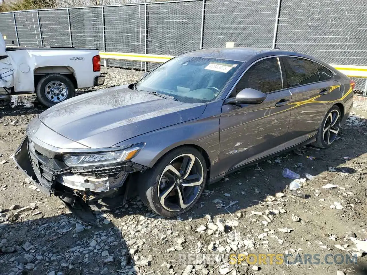 1 Photograph of a damaged car 1HGCV1F31KA103223 HONDA ACCORD 2019