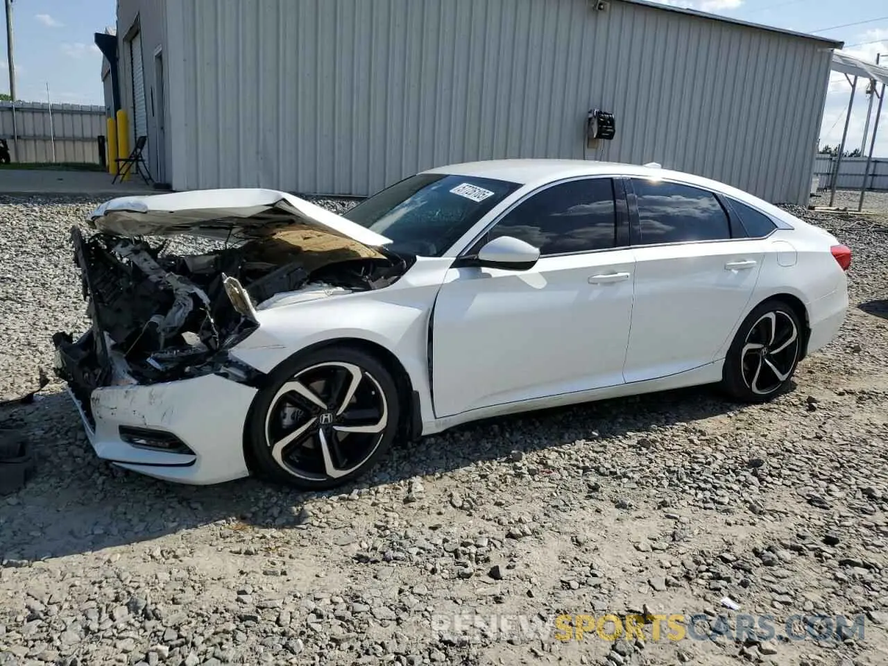 1 Photograph of a damaged car 1HGCV1F31KA107045 HONDA ACCORD 2019