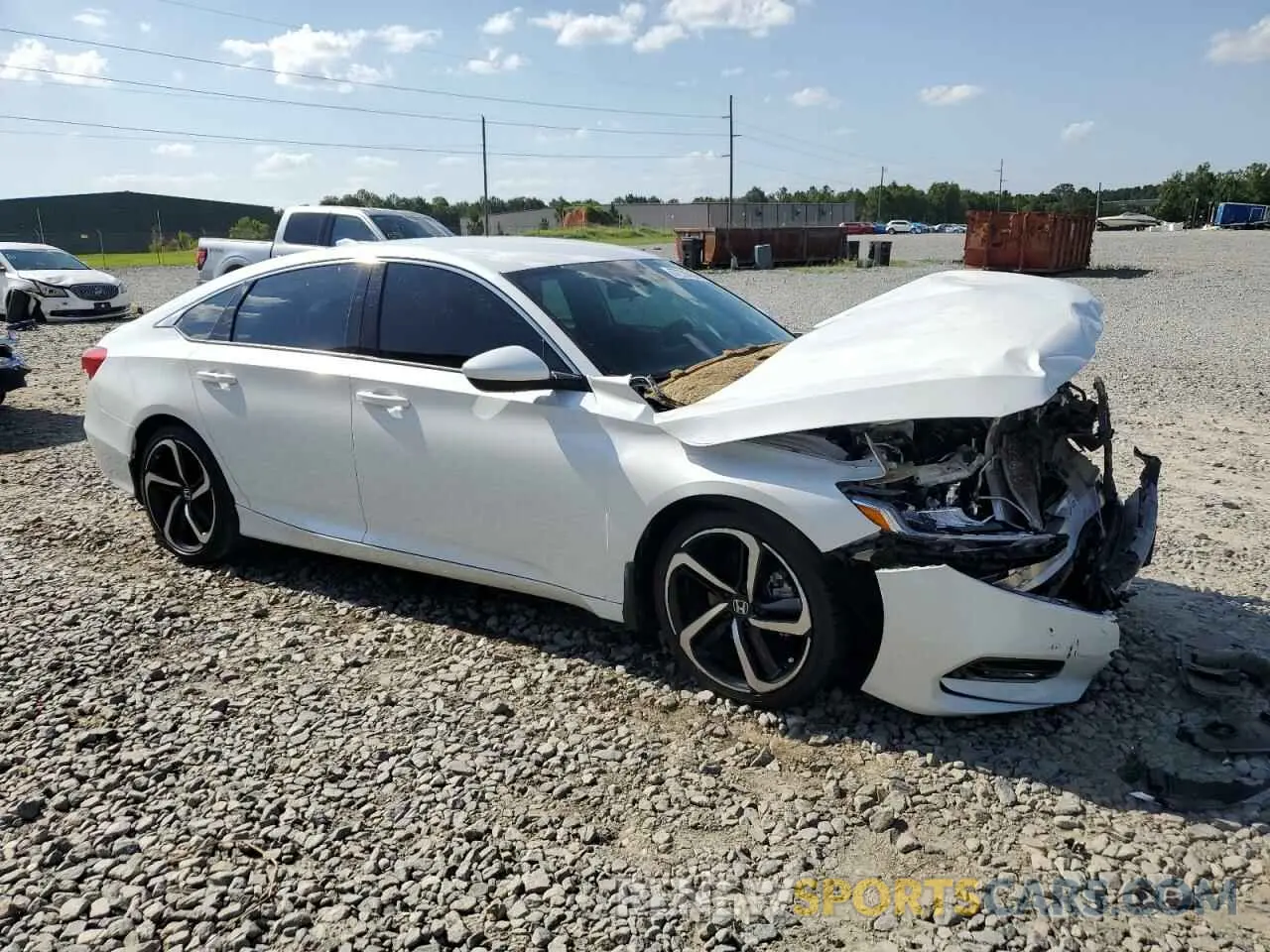 4 Photograph of a damaged car 1HGCV1F31KA107045 HONDA ACCORD 2019