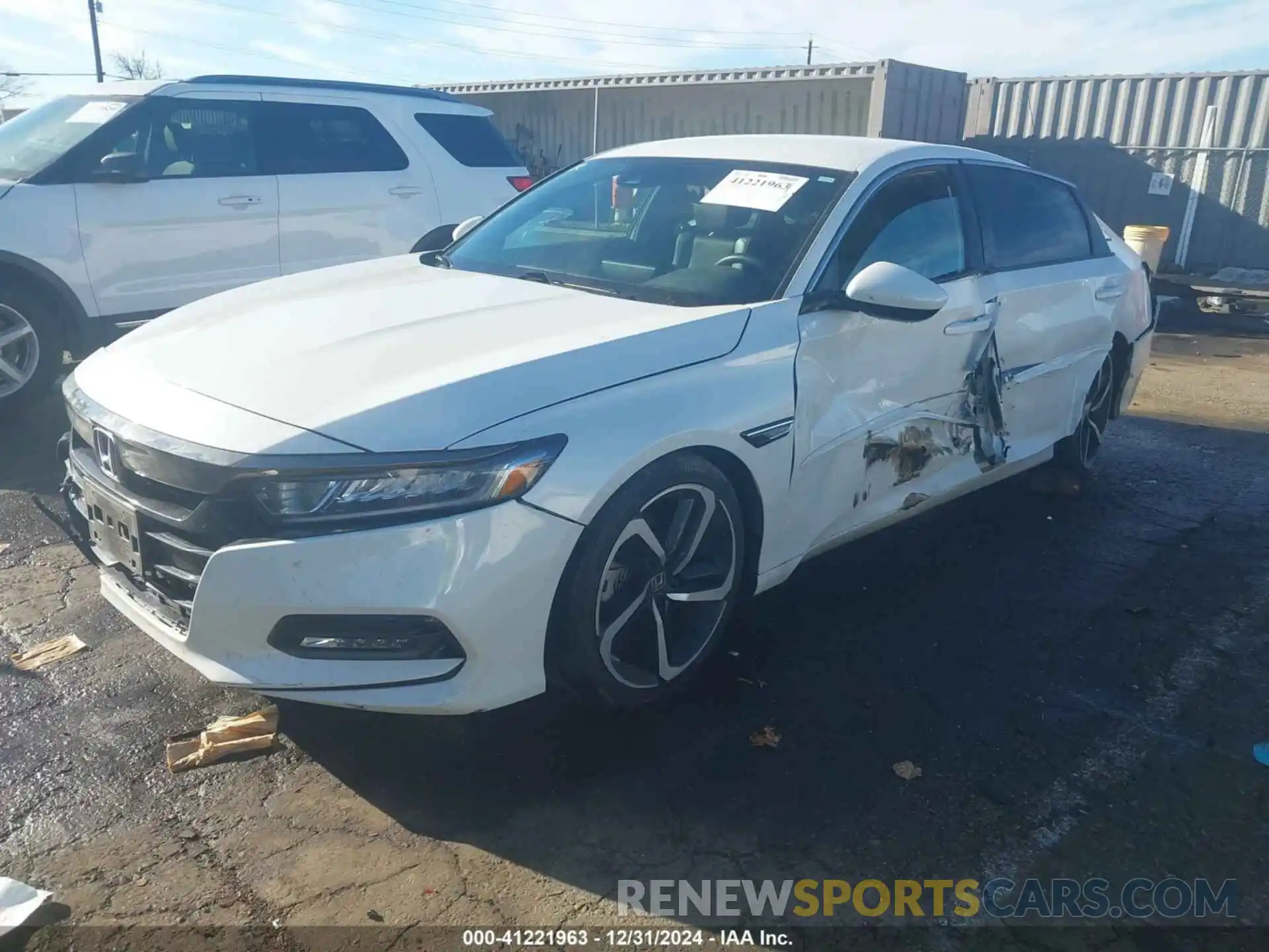 2 Photograph of a damaged car 1HGCV1F31KA124802 HONDA ACCORD 2019