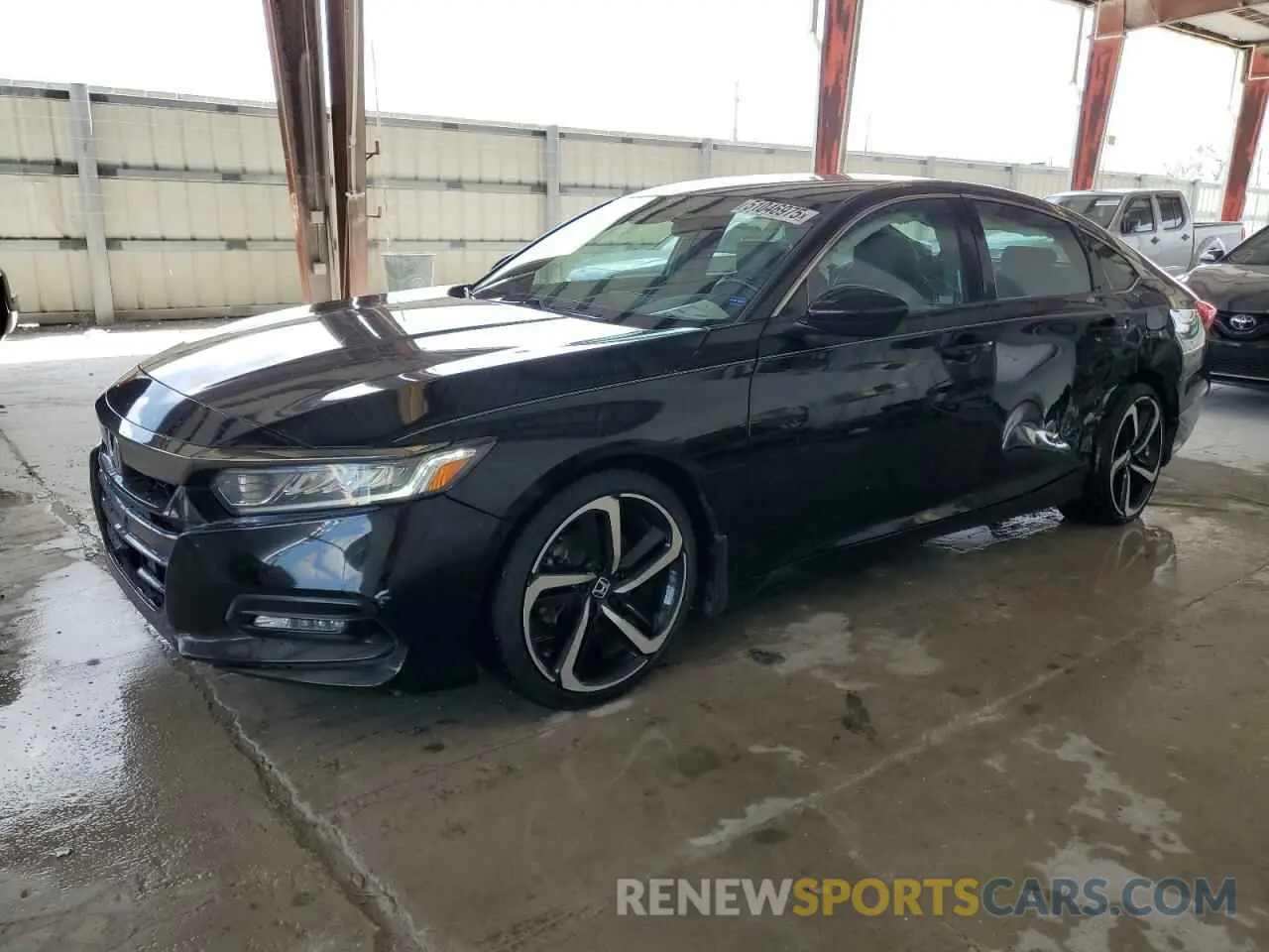 1 Photograph of a damaged car 1HGCV1F31KA155628 HONDA ACCORD 2019