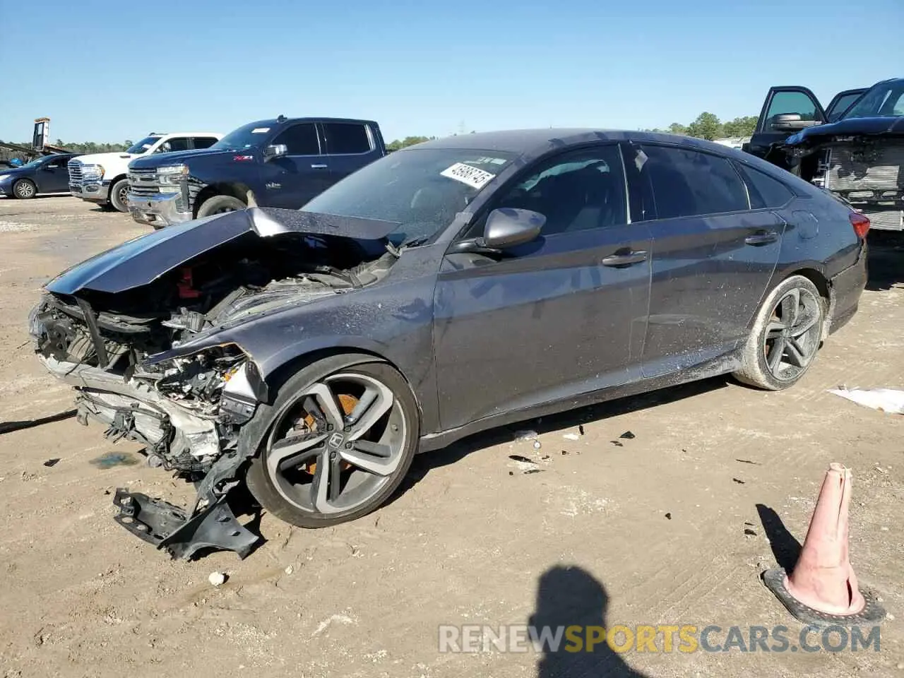 1 Photograph of a damaged car 1HGCV1F31KA164071 HONDA ACCORD 2019