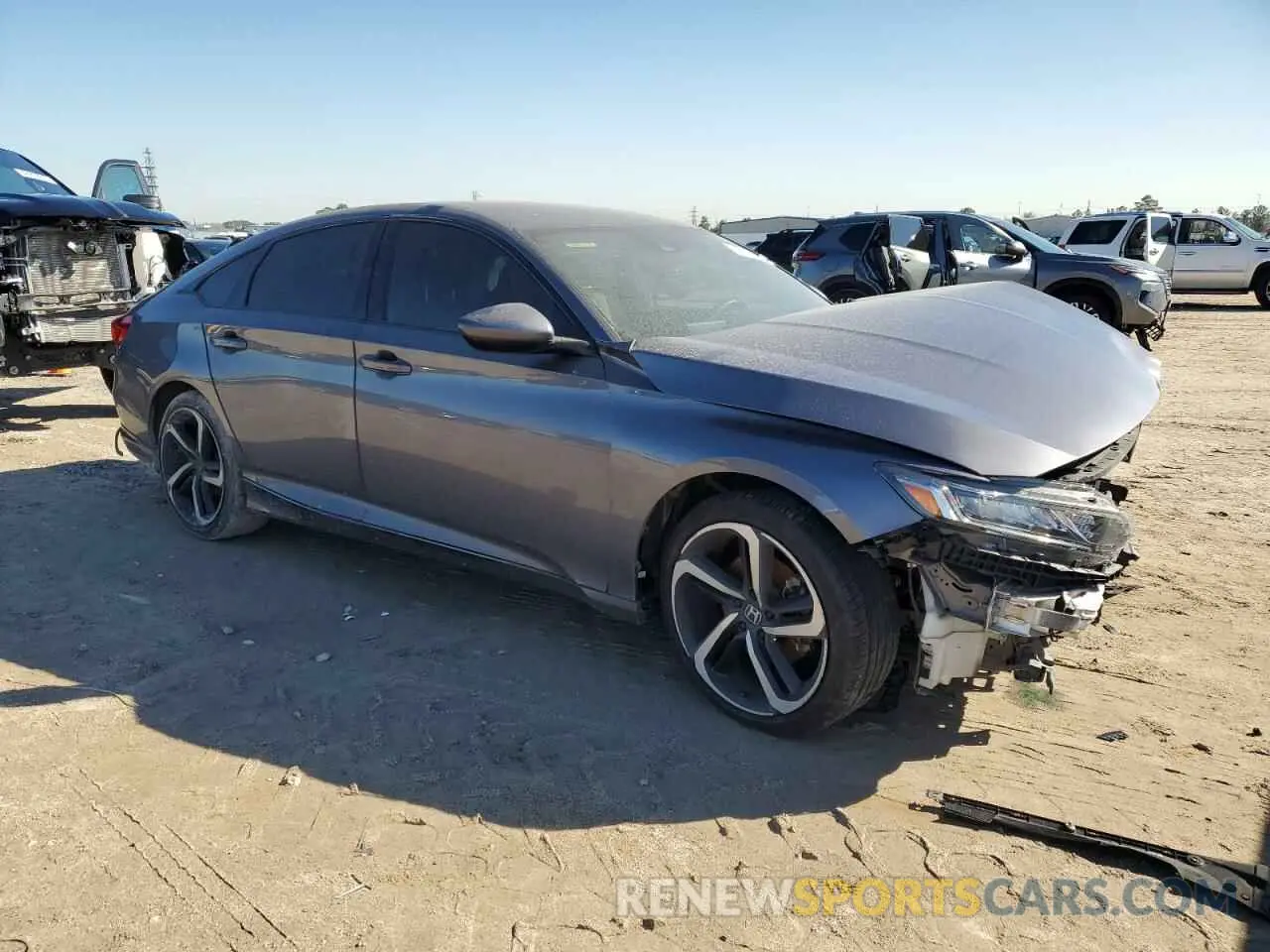 4 Photograph of a damaged car 1HGCV1F31KA164071 HONDA ACCORD 2019