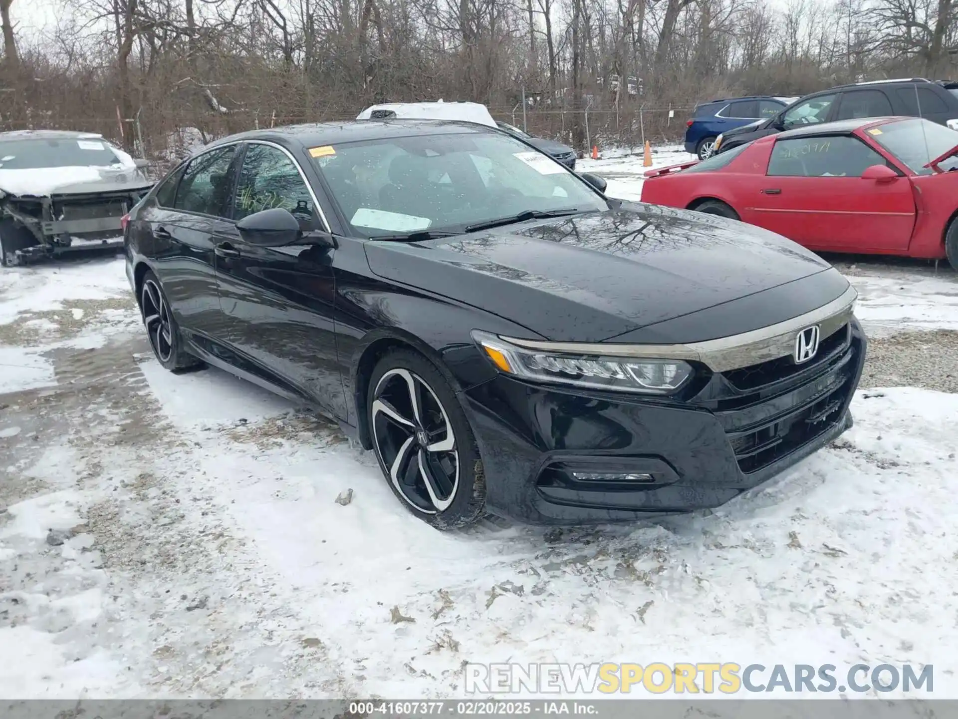 1 Photograph of a damaged car 1HGCV1F31KA171814 HONDA ACCORD 2019