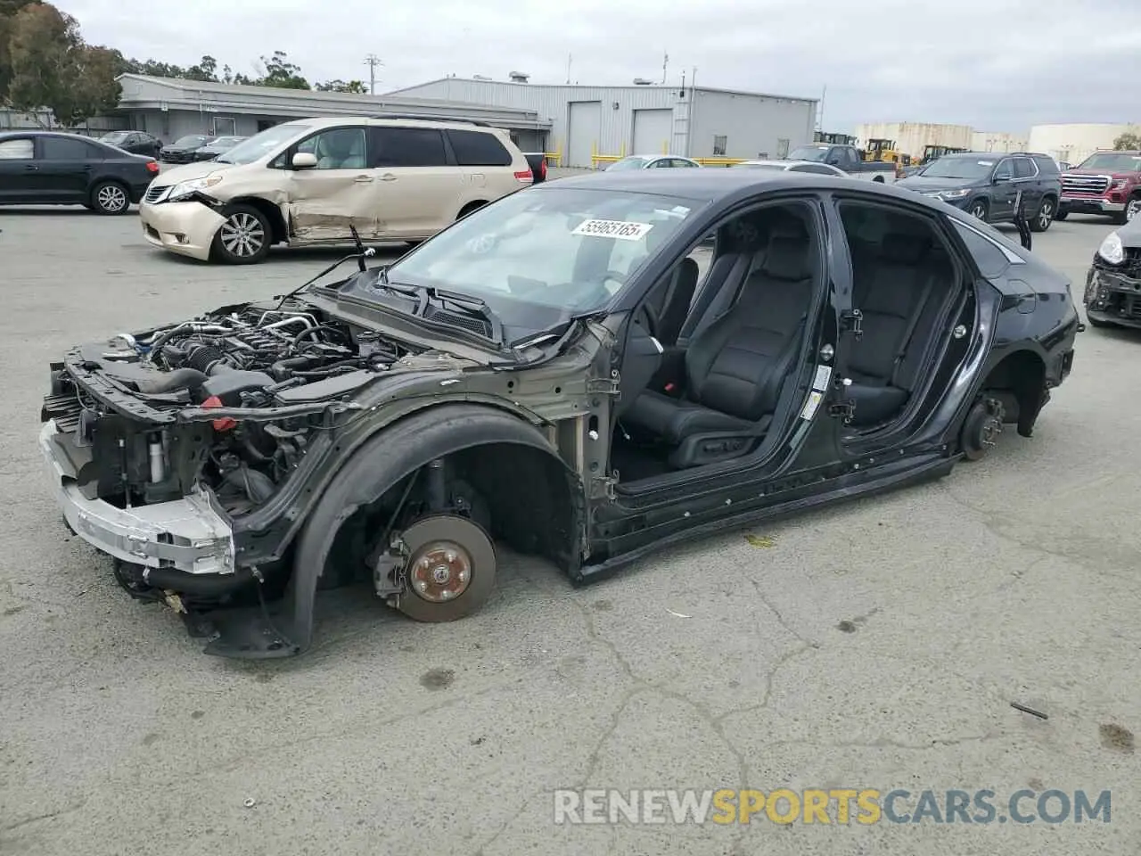 1 Photograph of a damaged car 1HGCV1F31KA177595 HONDA ACCORD 2019
