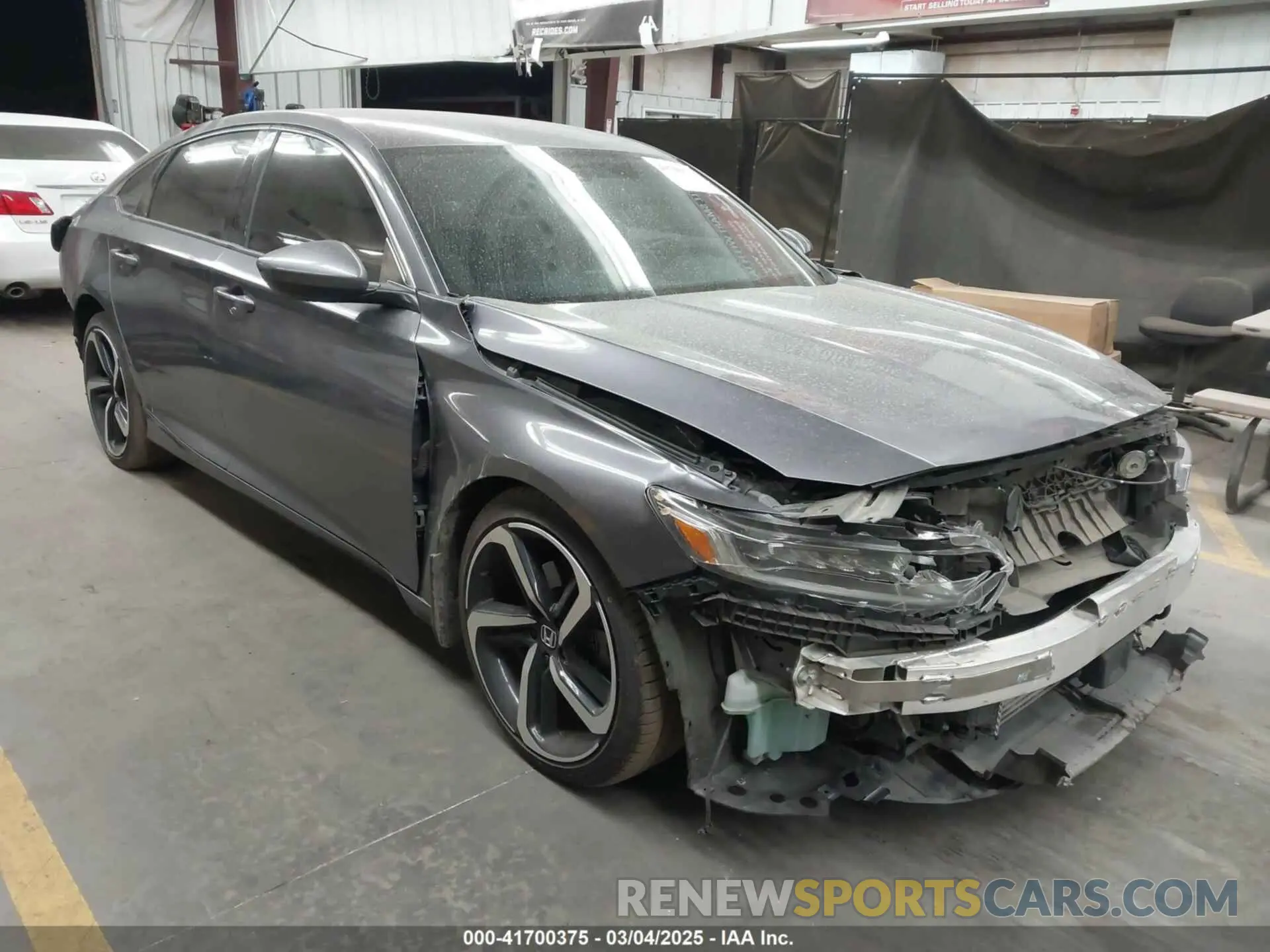 1 Photograph of a damaged car 1HGCV1F32KA010405 HONDA ACCORD 2019