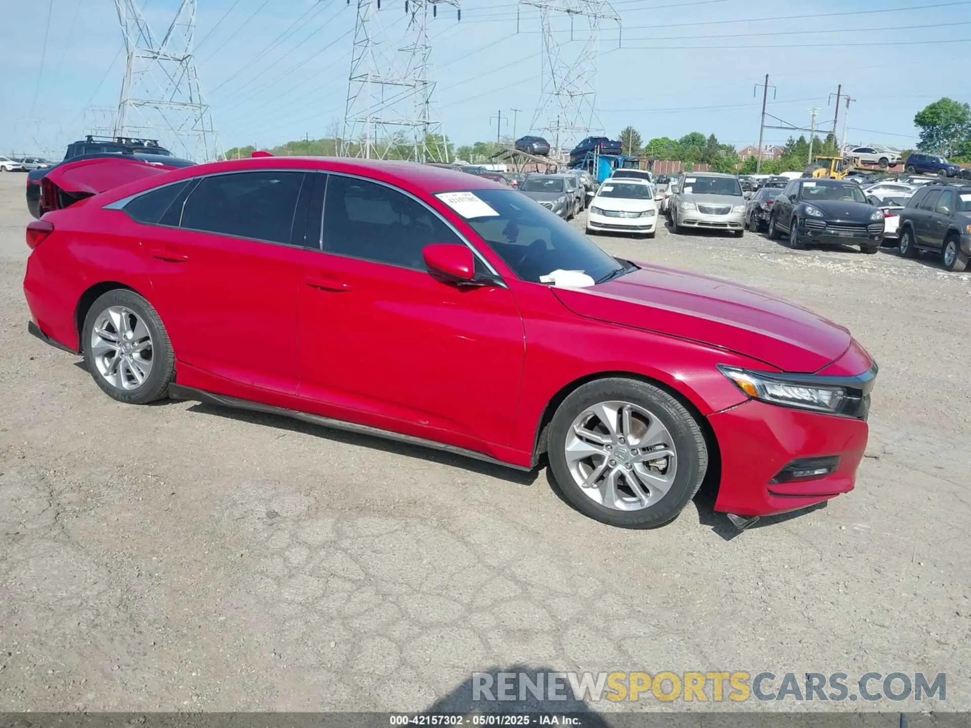 1 Photograph of a damaged car 1HGCV1F32KA034557 HONDA ACCORD 2019