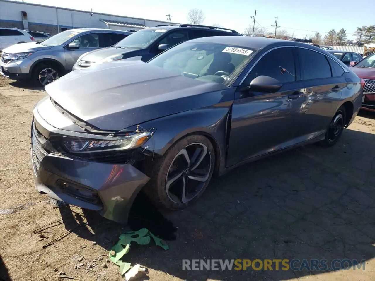 1 Photograph of a damaged car 1HGCV1F32KA048183 HONDA ACCORD 2019