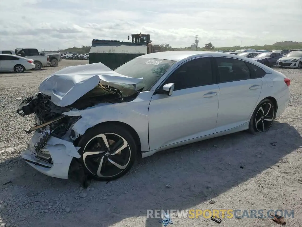 1 Photograph of a damaged car 1HGCV1F32KA055375 HONDA ACCORD 2019