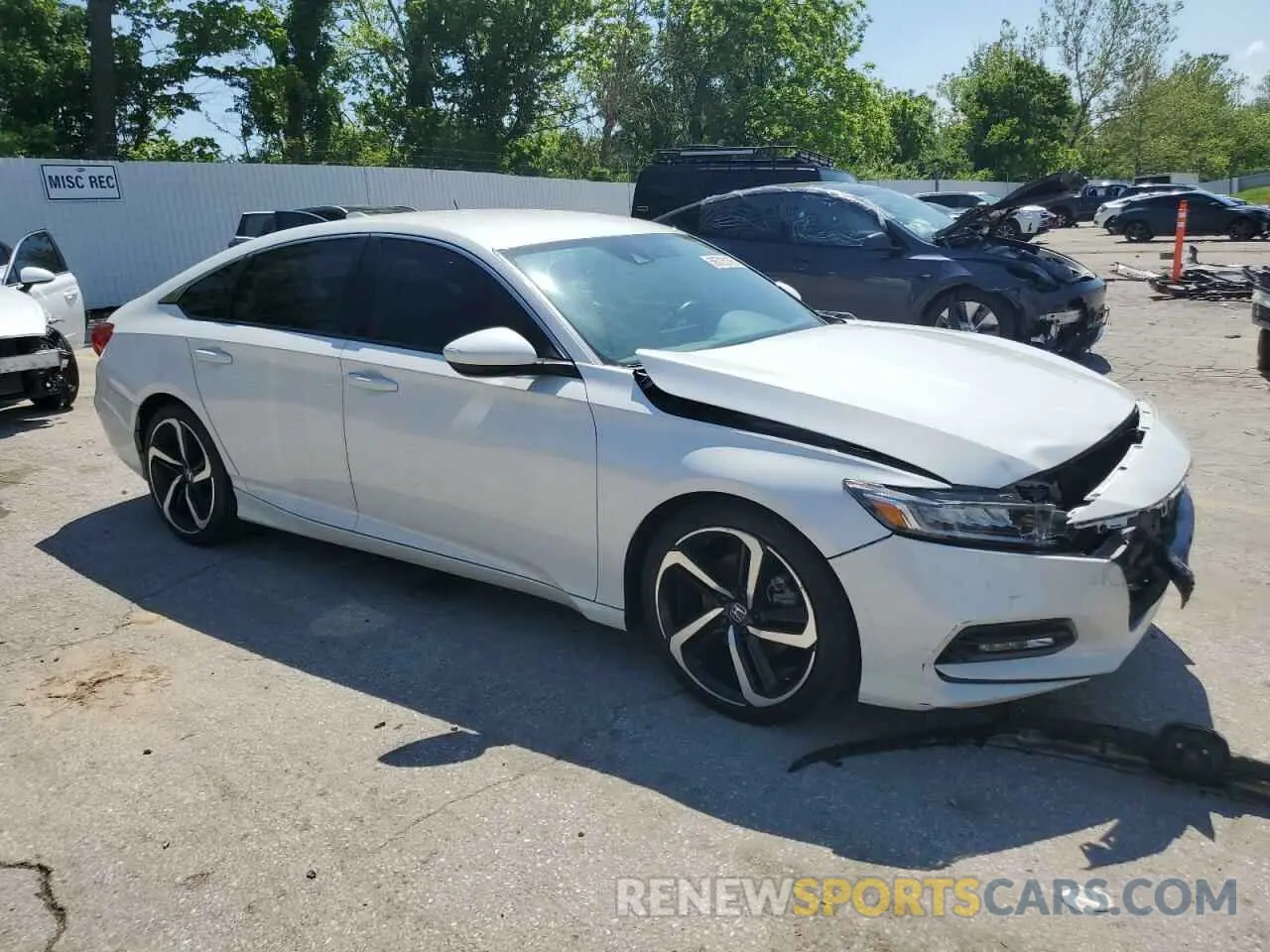 4 Photograph of a damaged car 1HGCV1F32KA067218 HONDA ACCORD 2019