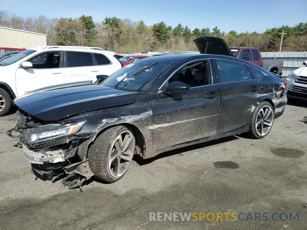 1 Photograph of a damaged car 1HGCV1F32KA078932 HONDA ACCORD 2019
