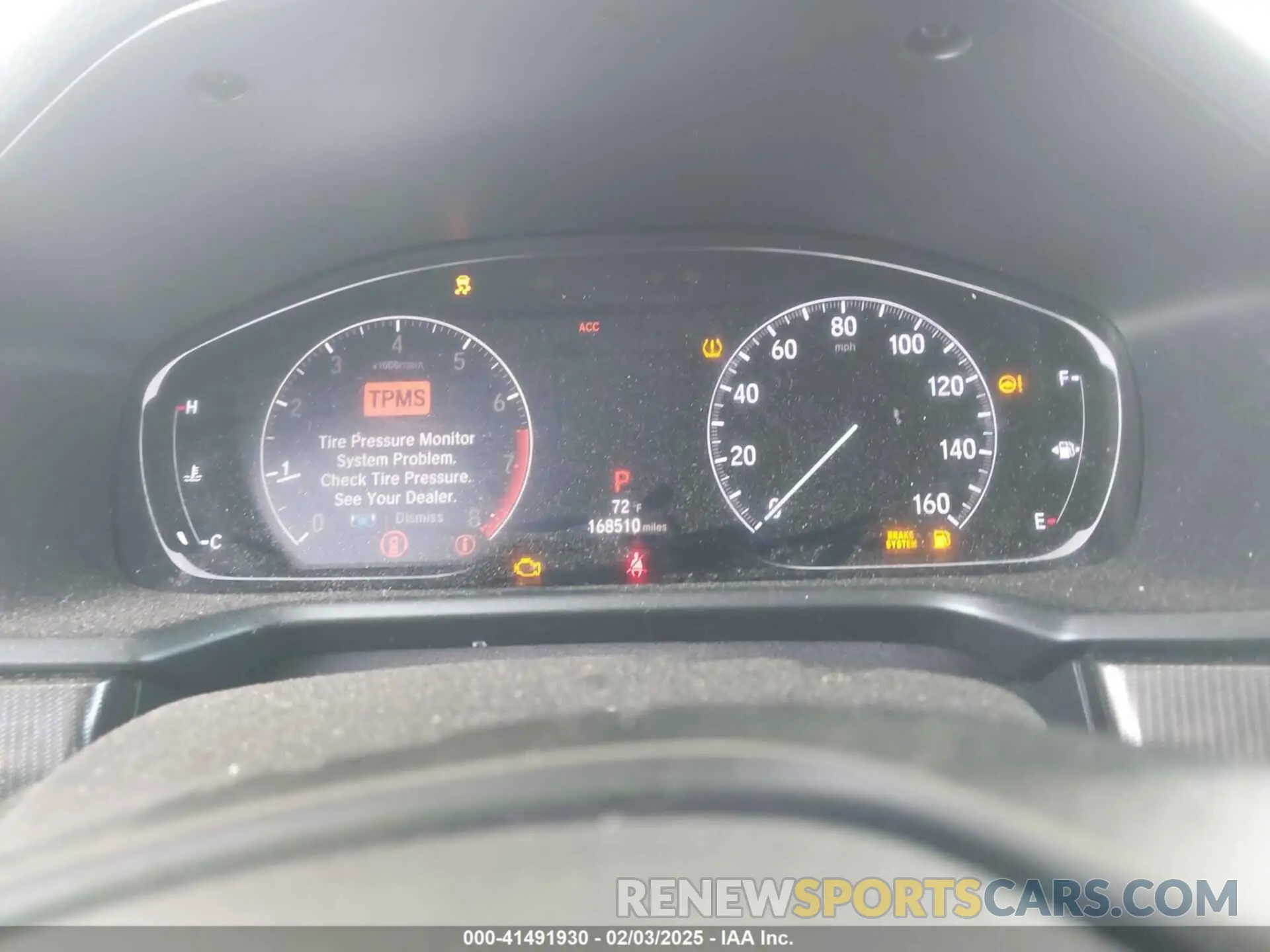 7 Photograph of a damaged car 1HGCV1F32KA135453 HONDA ACCORD 2019