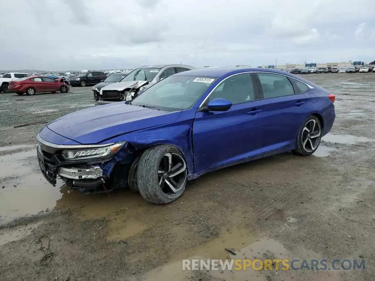 1 Photograph of a damaged car 1HGCV1F32KA153631 HONDA ACCORD 2019