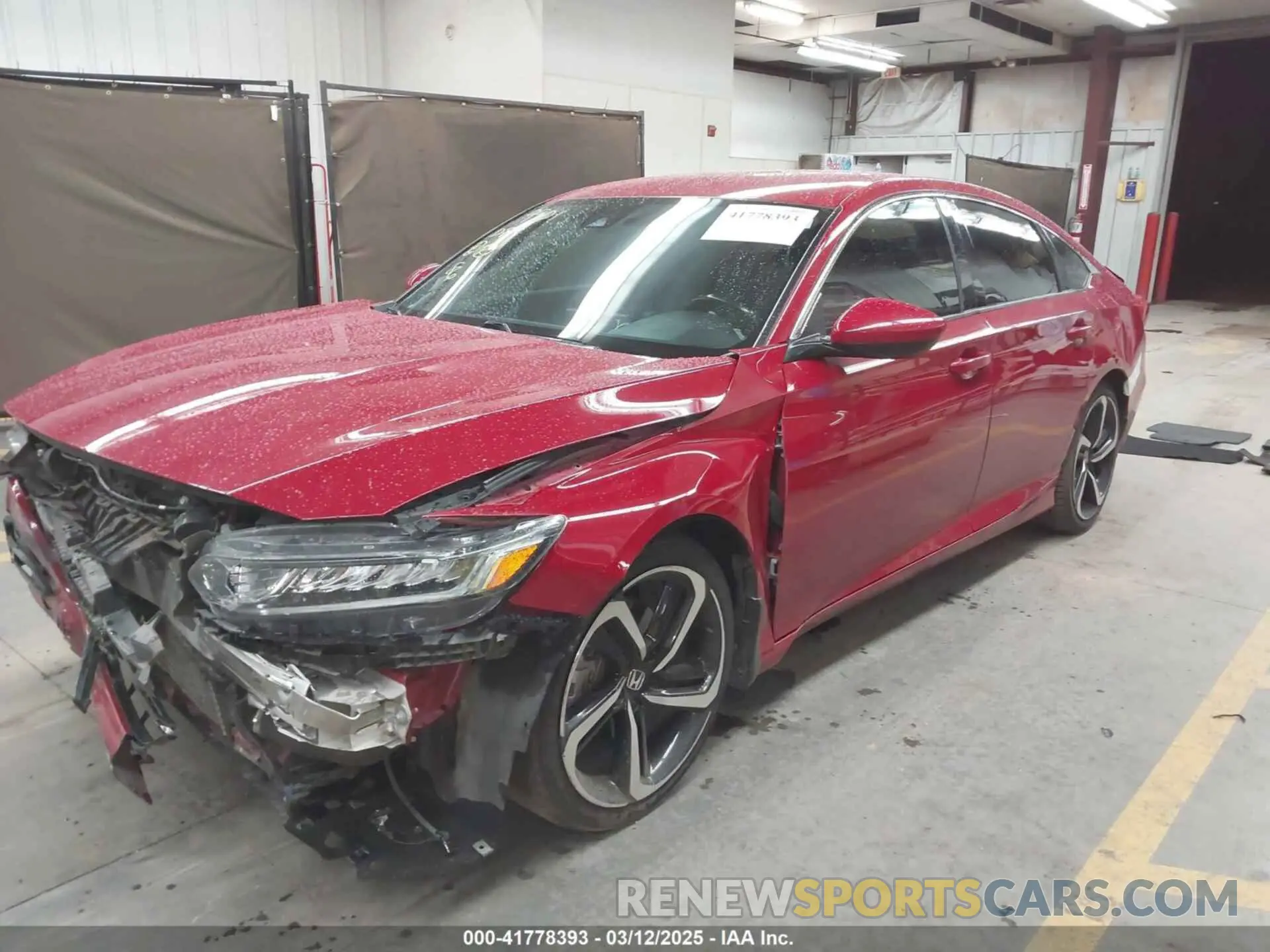 2 Photograph of a damaged car 1HGCV1F32KA165617 HONDA ACCORD 2019