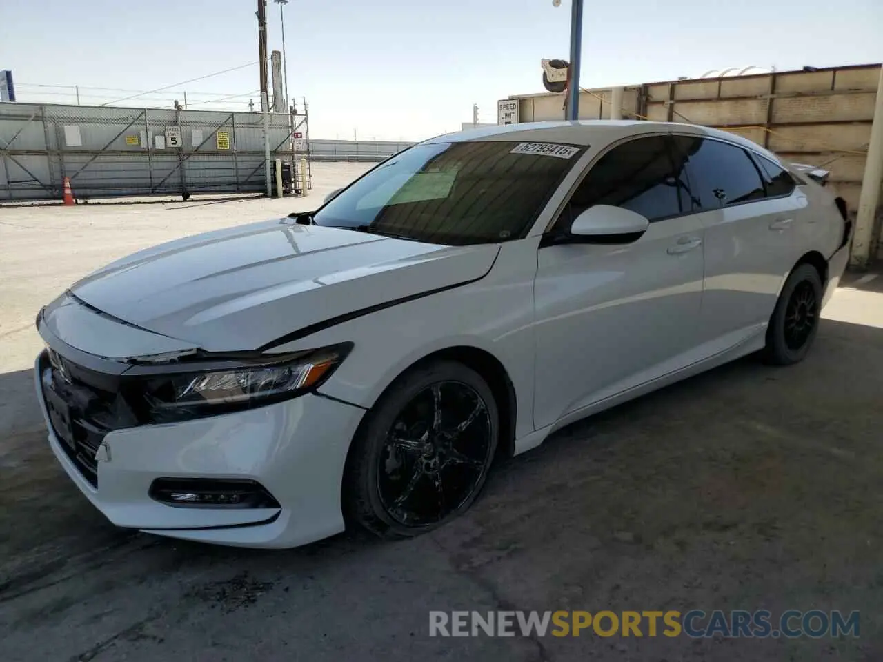 1 Photograph of a damaged car 1HGCV1F33KA010574 HONDA ACCORD 2019