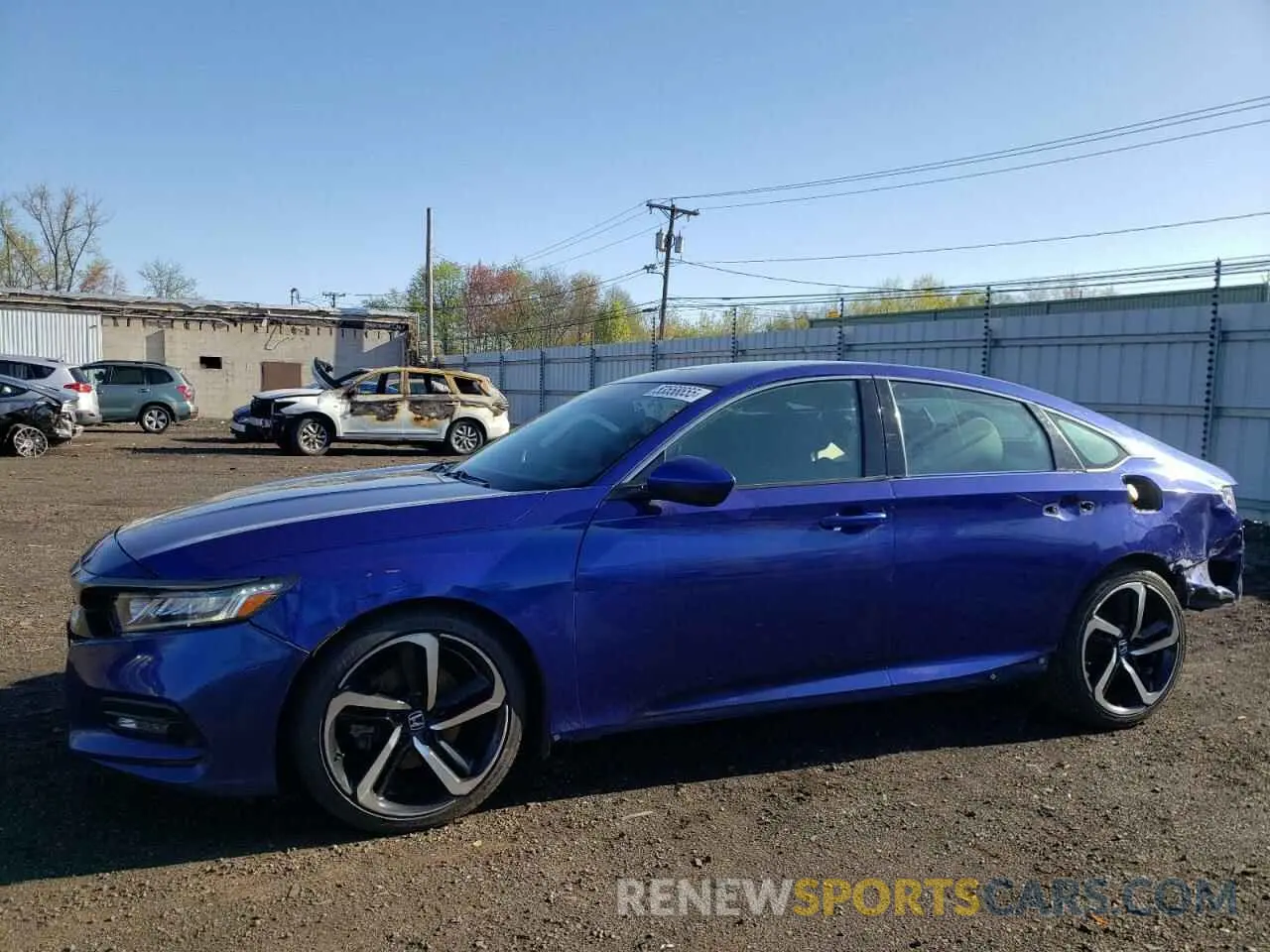 1 Photograph of a damaged car 1HGCV1F33KA015631 HONDA ACCORD 2019