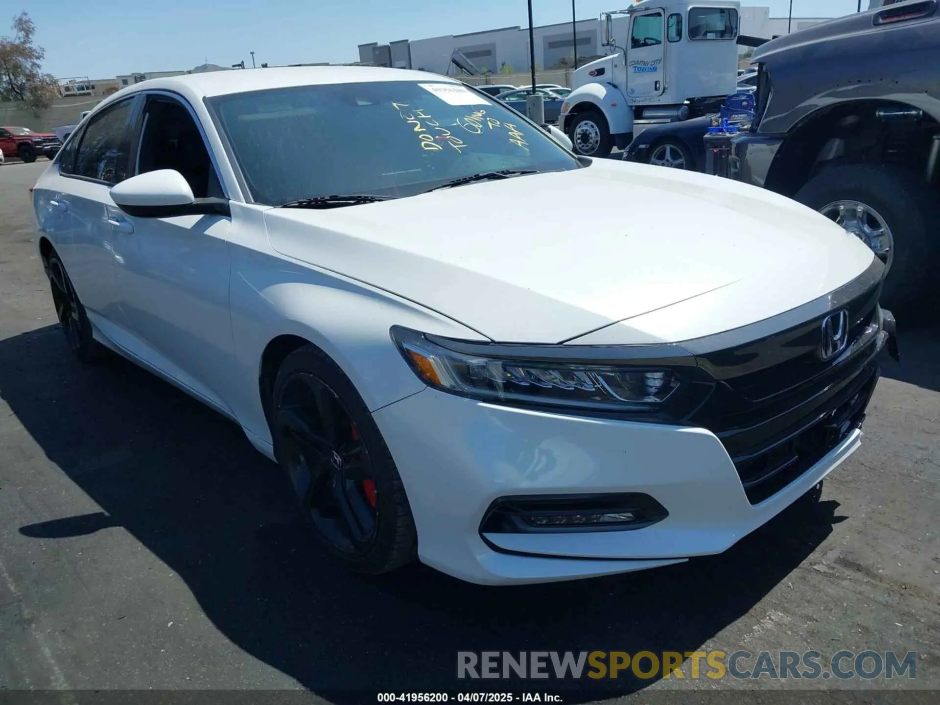 1 Photograph of a damaged car 1HGCV1F33KA041193 HONDA ACCORD 2019