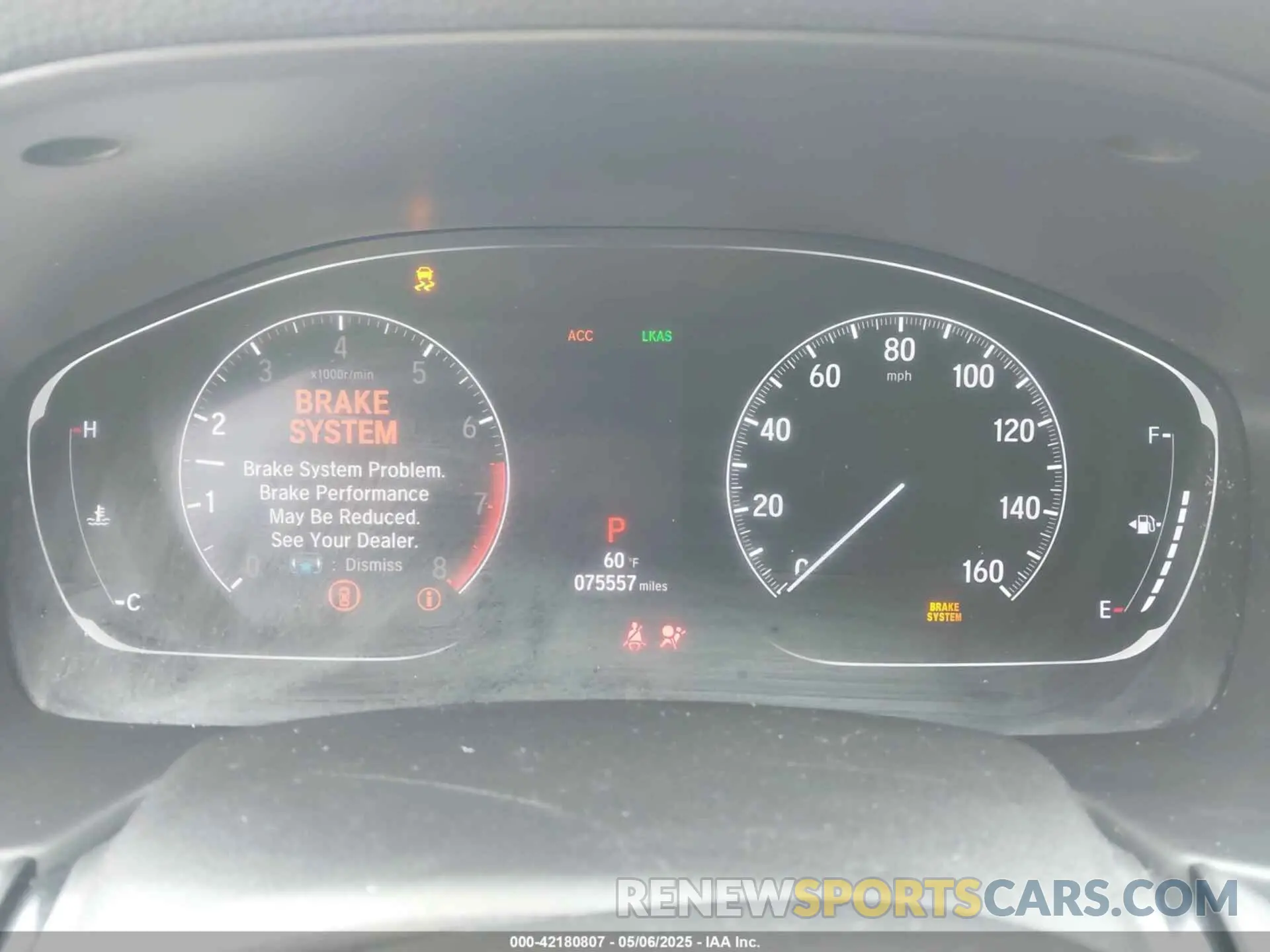 7 Photograph of a damaged car 1HGCV1F33KA060746 HONDA ACCORD 2019