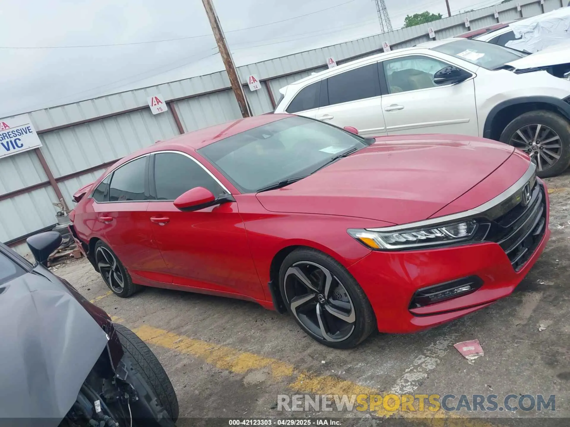 13 Photograph of a damaged car 1HGCV1F33KA073867 HONDA ACCORD 2019