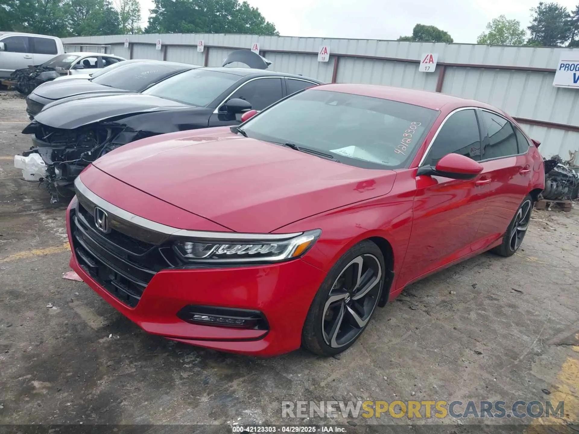 2 Photograph of a damaged car 1HGCV1F33KA073867 HONDA ACCORD 2019