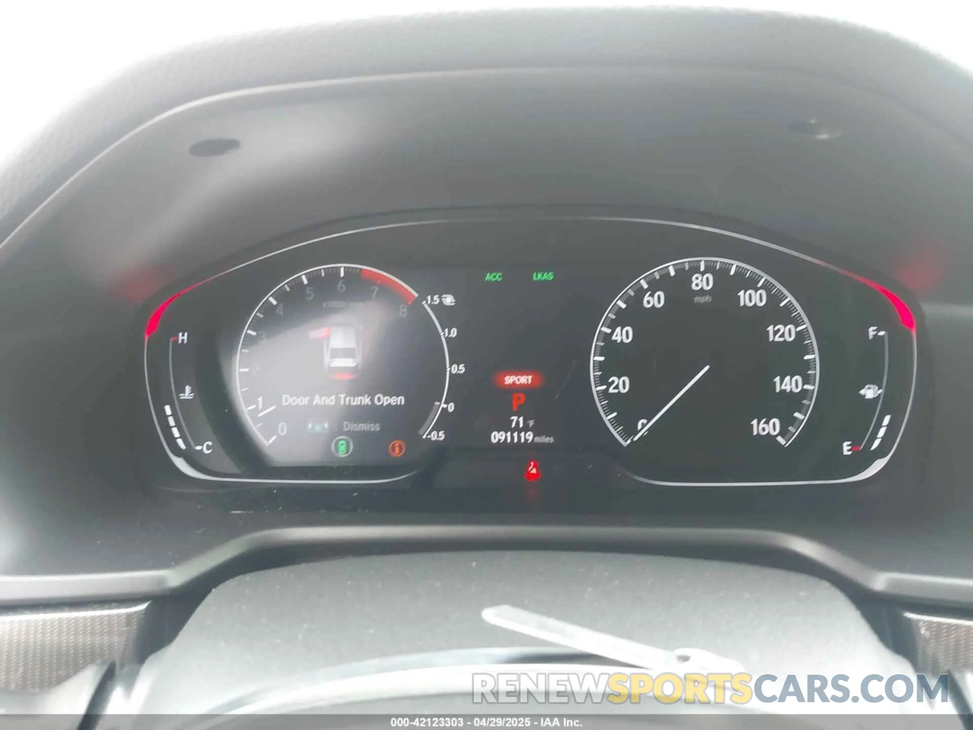 7 Photograph of a damaged car 1HGCV1F33KA073867 HONDA ACCORD 2019