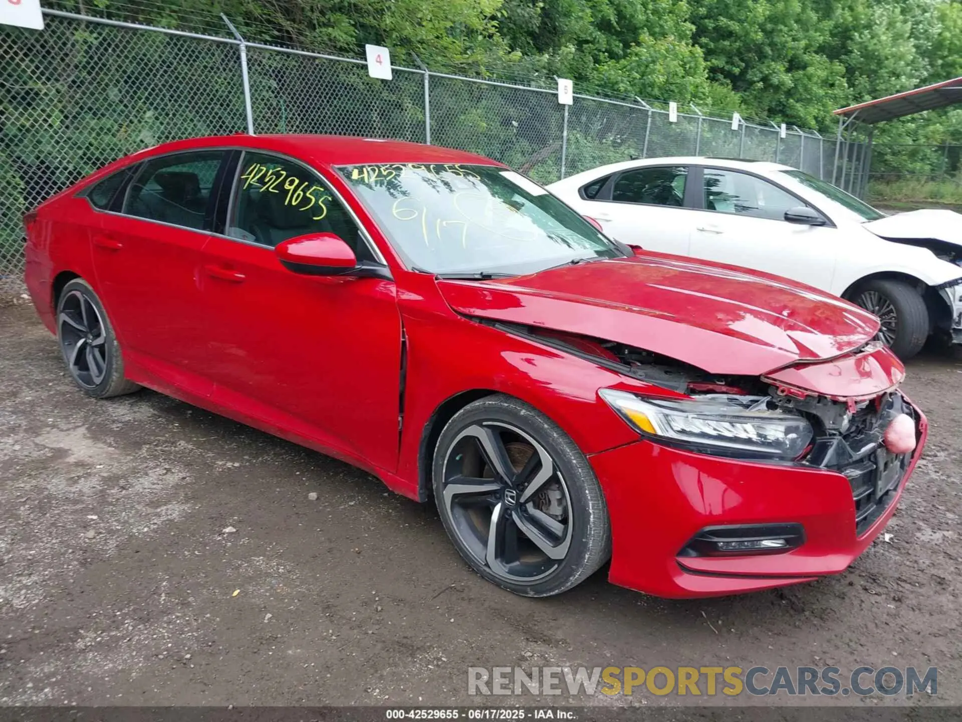 1 Photograph of a damaged car 1HGCV1F33KA084934 HONDA ACCORD 2019