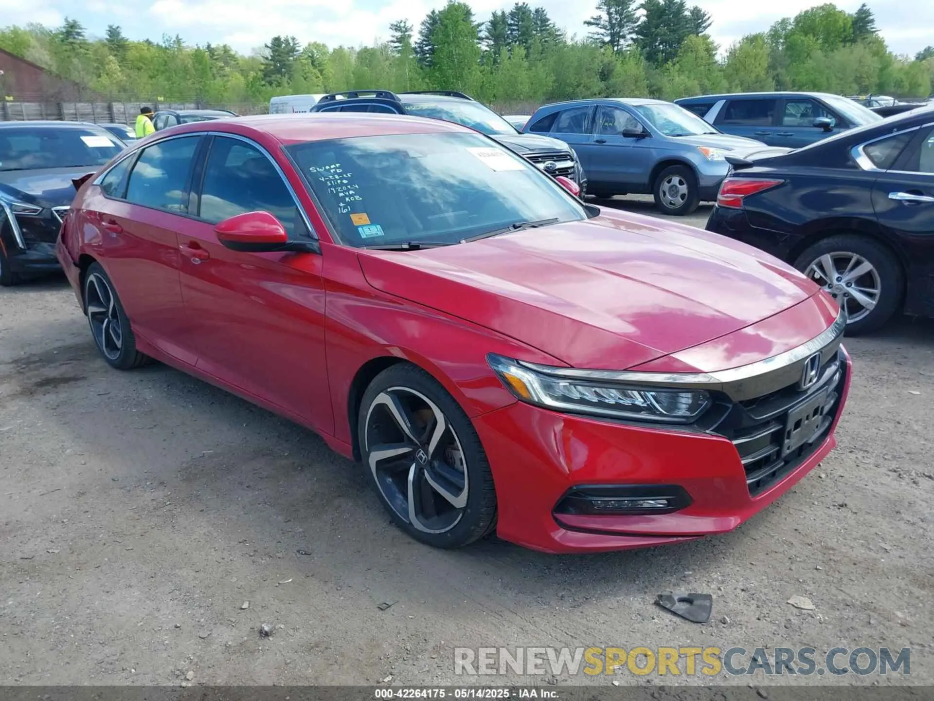 1 Photograph of a damaged car 1HGCV1F33KA102381 HONDA ACCORD 2019