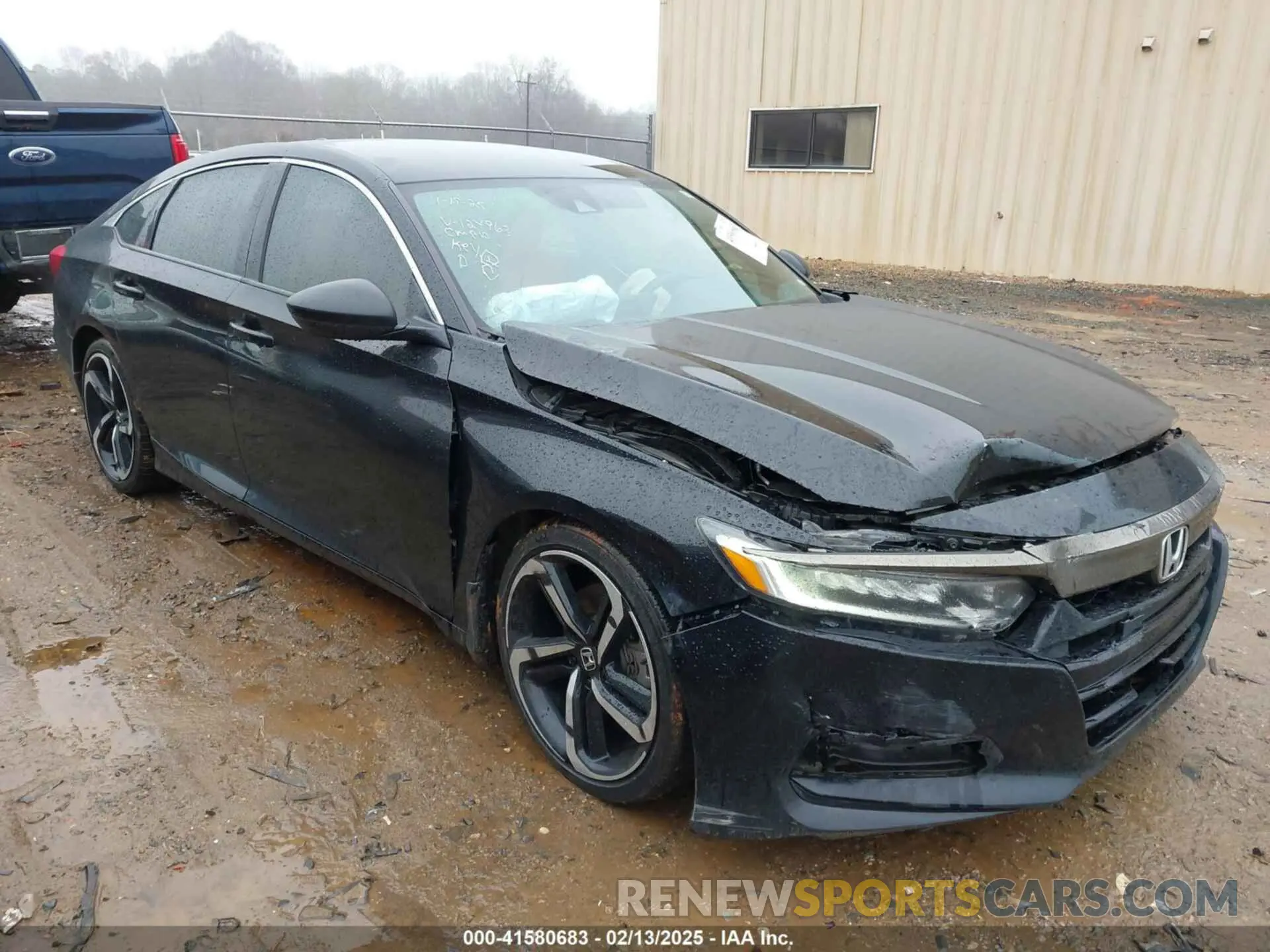 1 Photograph of a damaged car 1HGCV1F33KA124963 HONDA ACCORD 2019