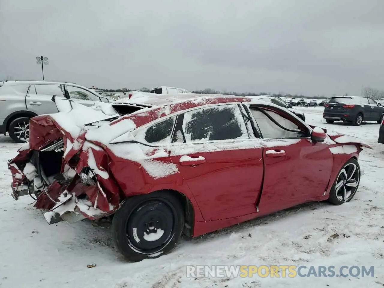 3 Photograph of a damaged car 1HGCV1F33KA129841 HONDA ACCORD 2019