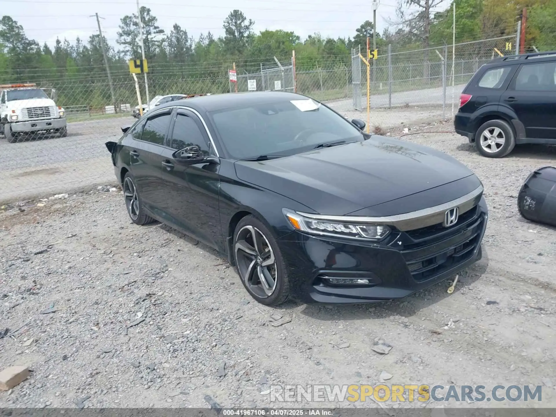 1 Photograph of a damaged car 1HGCV1F33KA158689 HONDA ACCORD 2019