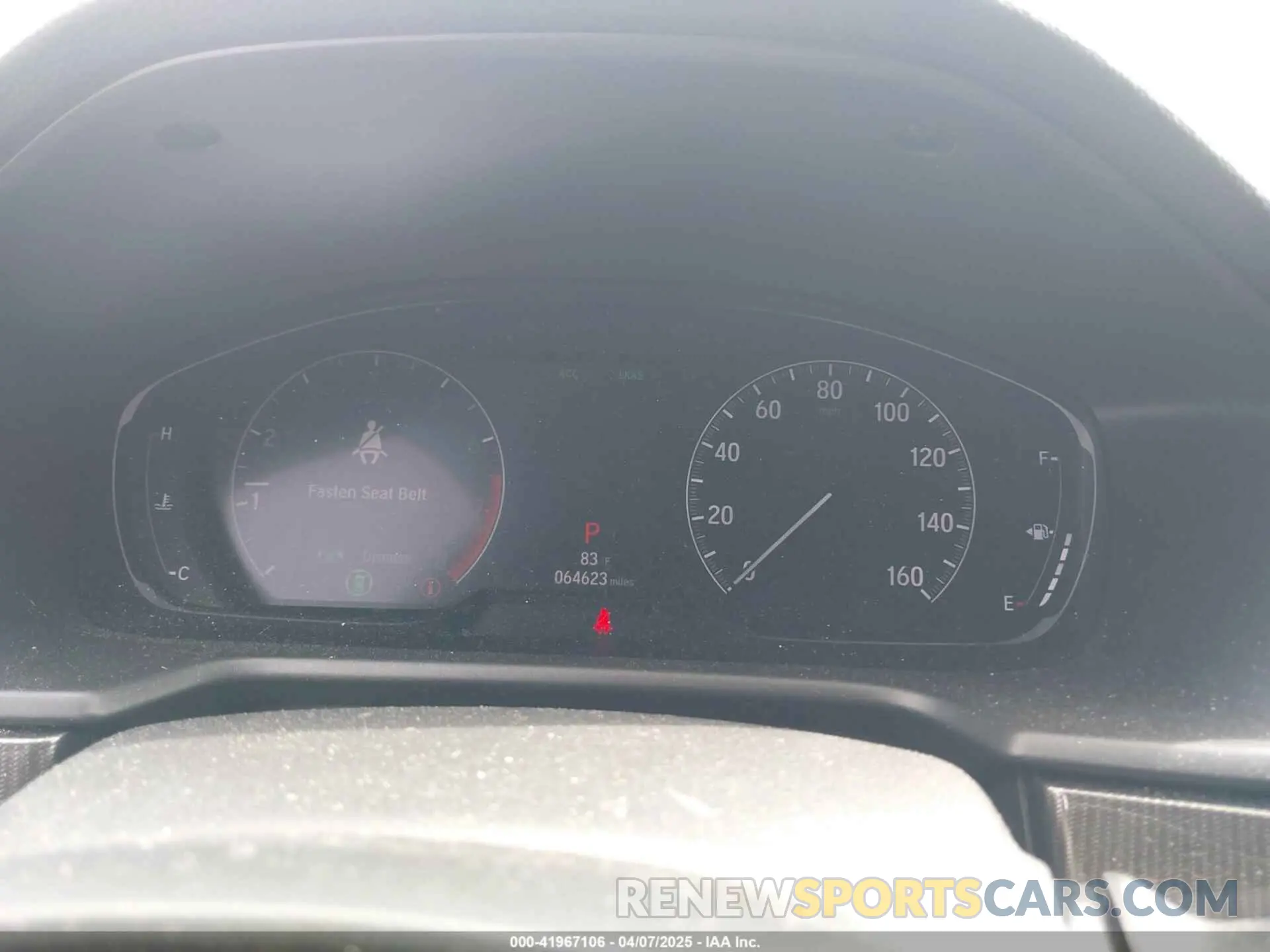 7 Photograph of a damaged car 1HGCV1F33KA158689 HONDA ACCORD 2019