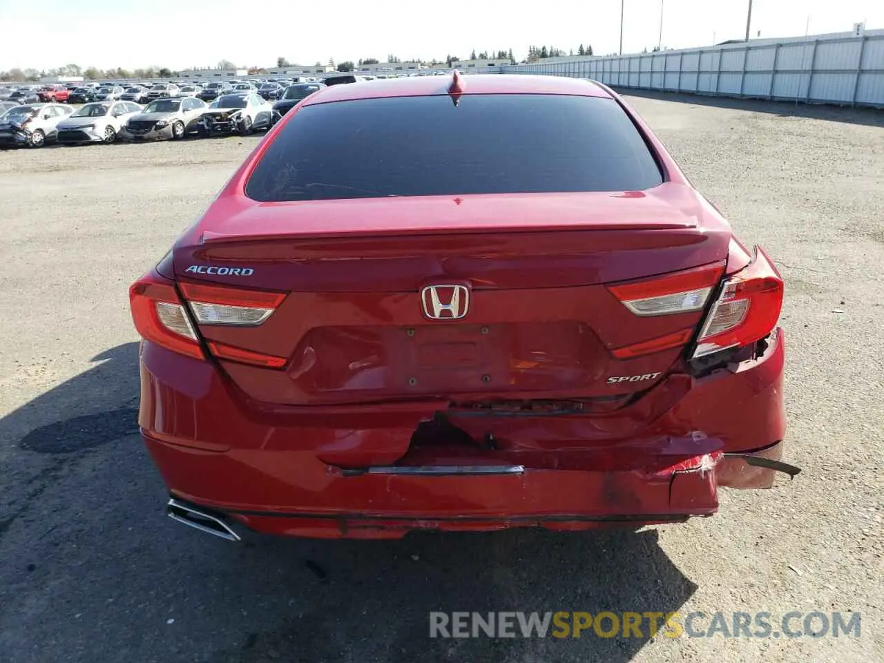 6 Photograph of a damaged car 1HGCV1F33KA165481 HONDA ACCORD 2019