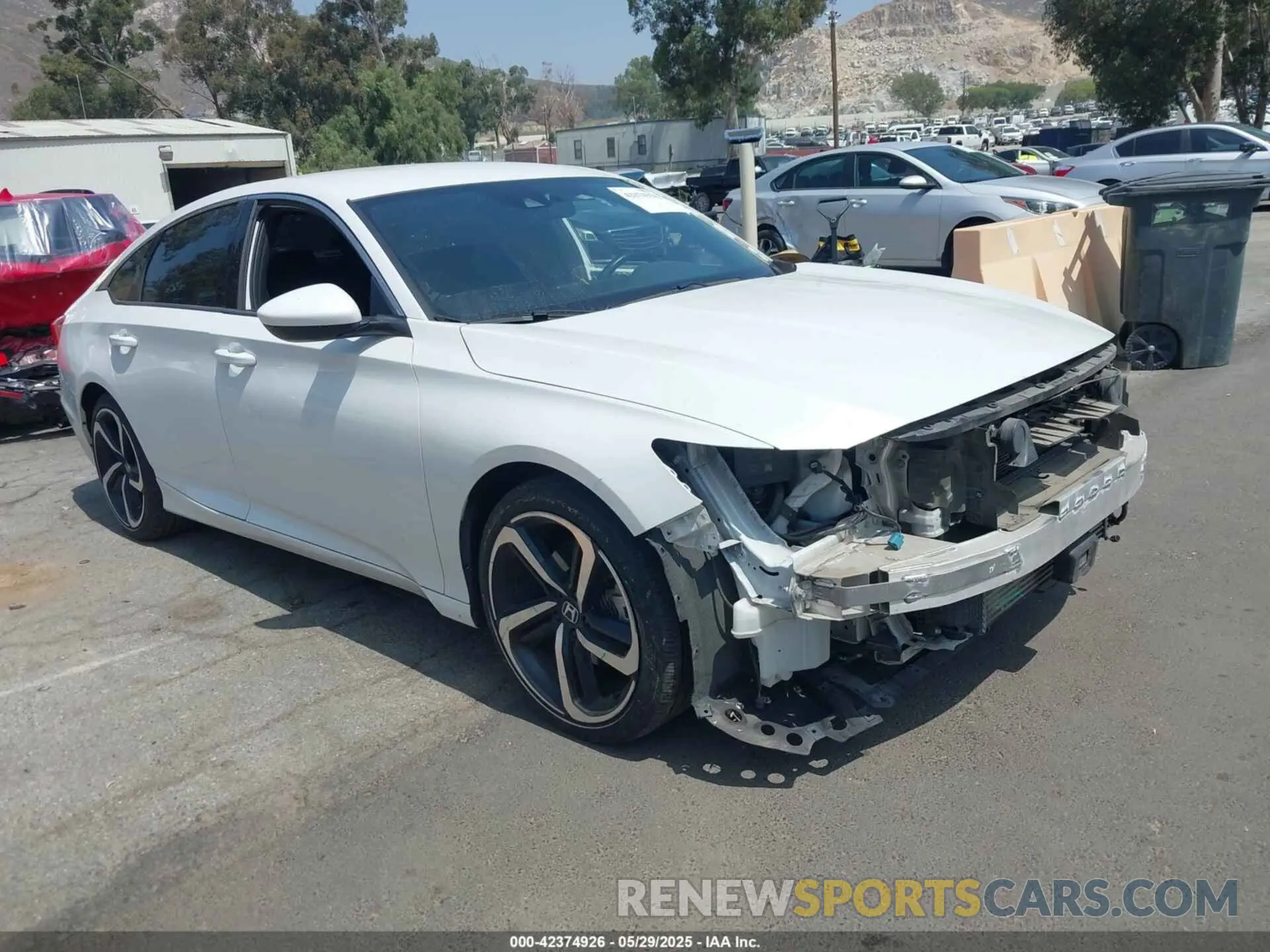 1 Photograph of a damaged car 1HGCV1F33KA173399 HONDA ACCORD 2019