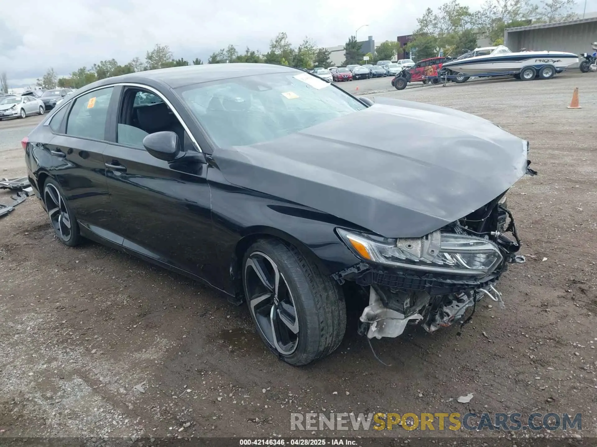 1 Photograph of a damaged car 1HGCV1F34KA027528 HONDA ACCORD 2019