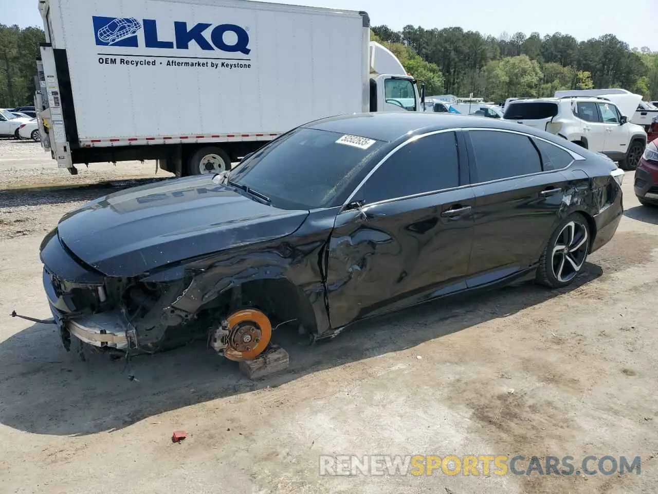 1 Photograph of a damaged car 1HGCV1F34KA037329 HONDA ACCORD 2019
