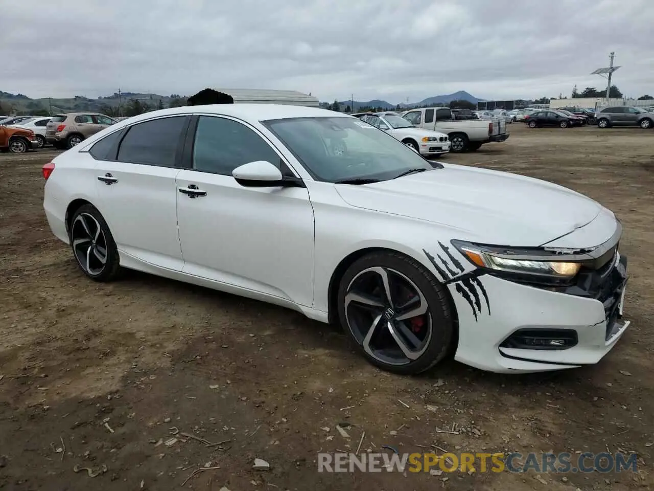 4 Photograph of a damaged car 1HGCV1F34KA047665 HONDA ACCORD 2019