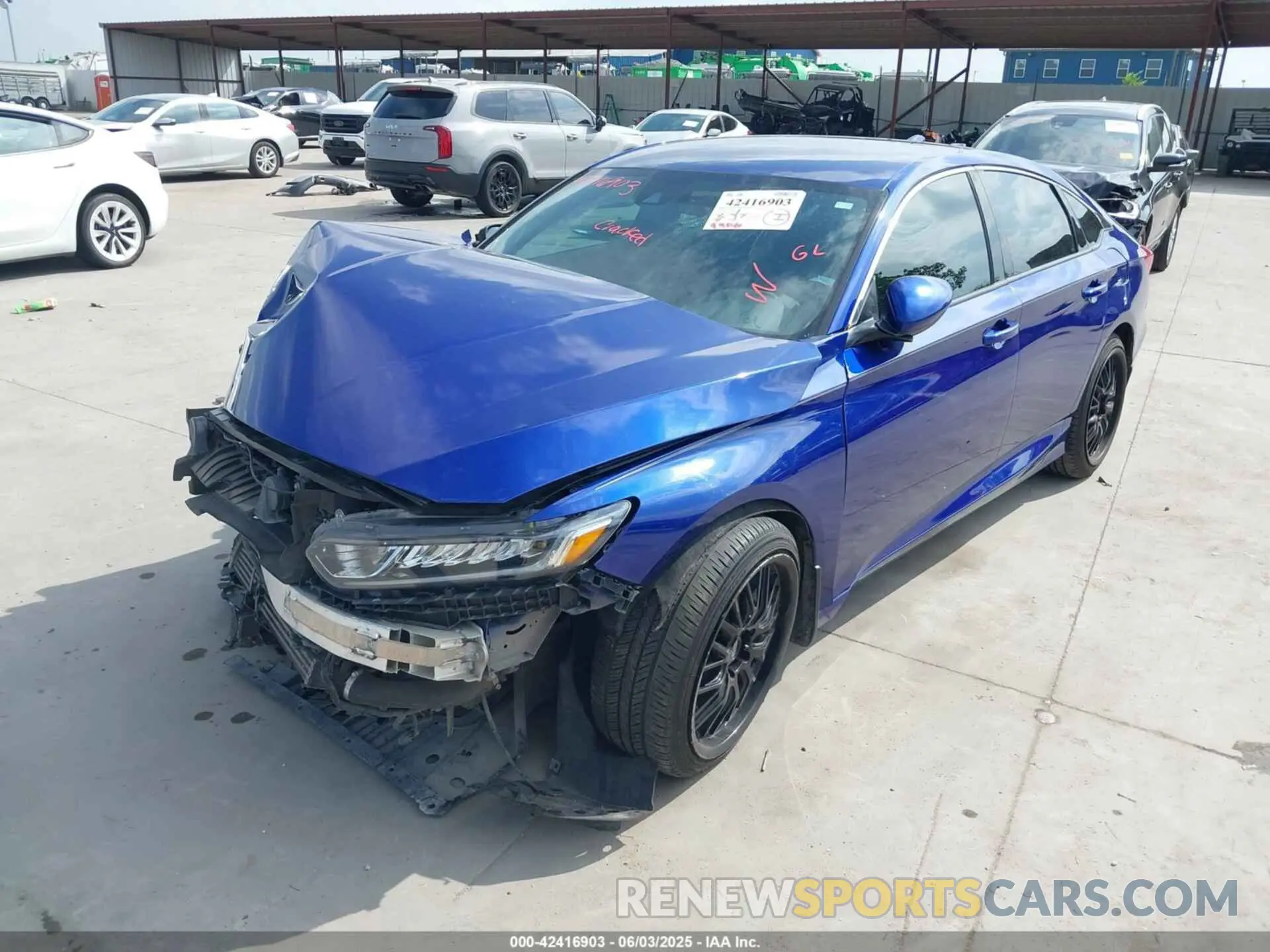 2 Photograph of a damaged car 1HGCV1F34KA055605 HONDA ACCORD 2019