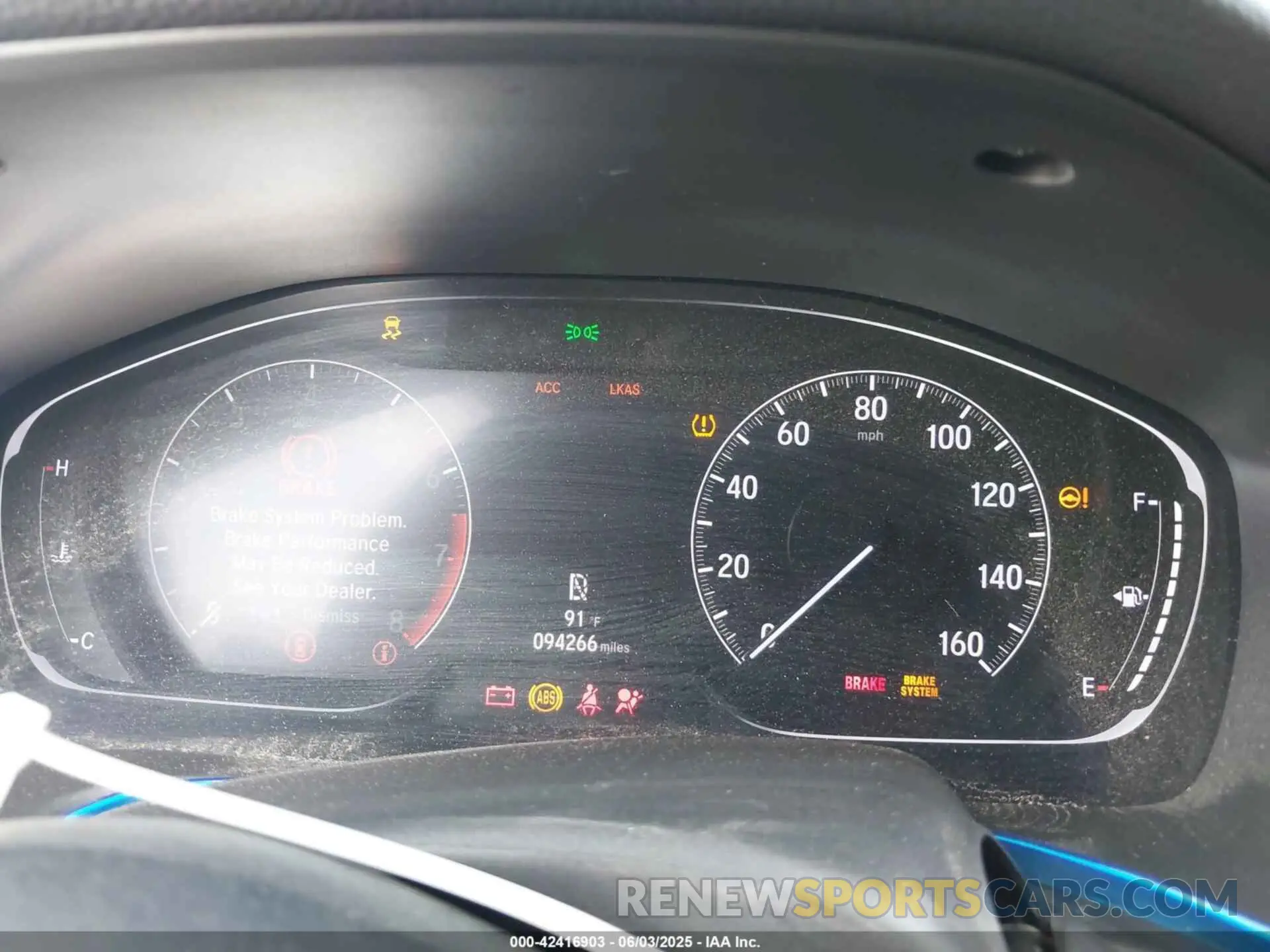 7 Photograph of a damaged car 1HGCV1F34KA055605 HONDA ACCORD 2019