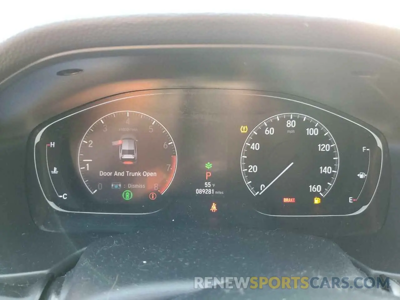 9 Photograph of a damaged car 1HGCV1F34KA096073 HONDA ACCORD 2019
