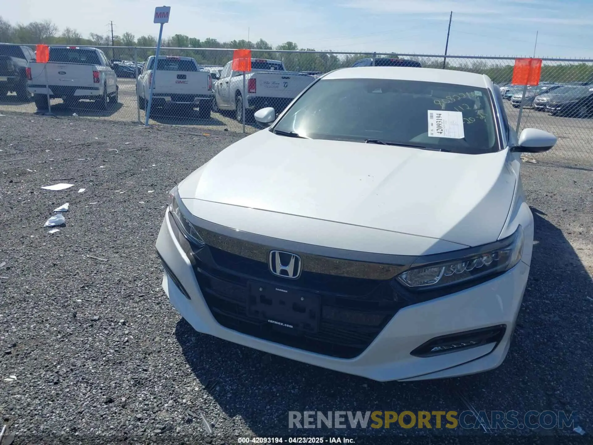 12 Photograph of a damaged car 1HGCV1F34KA101711 HONDA ACCORD 2019