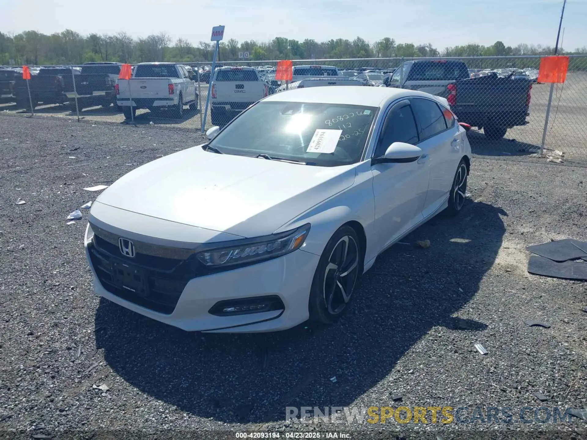 2 Photograph of a damaged car 1HGCV1F34KA101711 HONDA ACCORD 2019