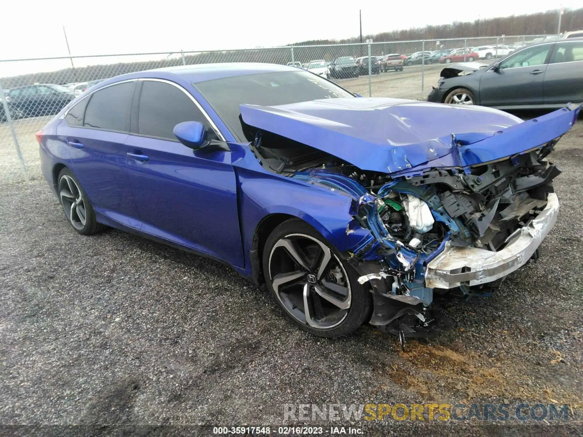 1 Photograph of a damaged car 1HGCV1F34KA140265 HONDA ACCORD 2019
