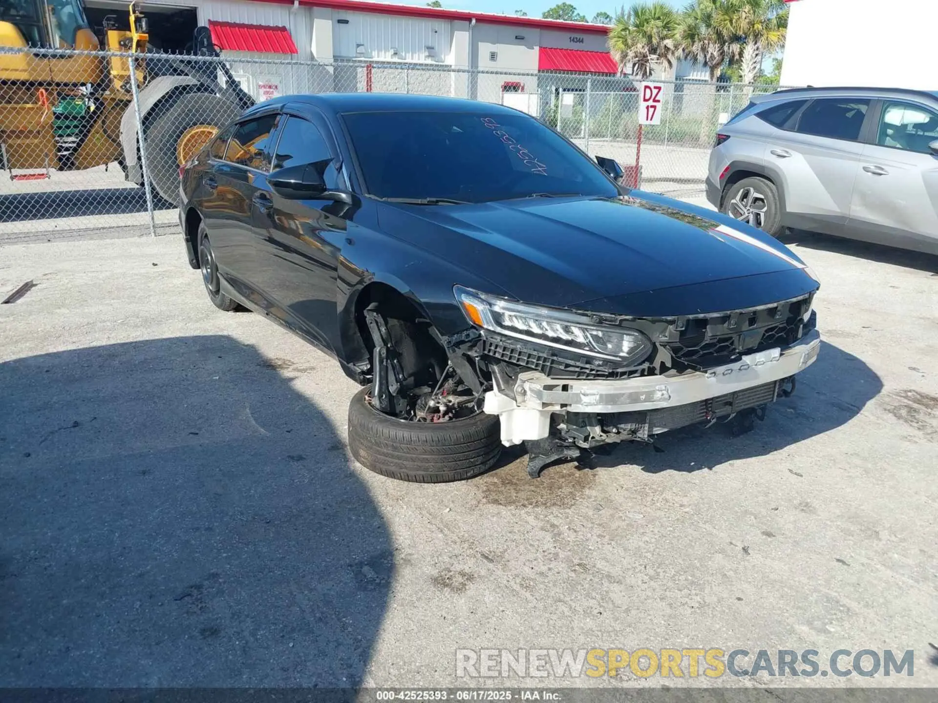 1 Photograph of a damaged car 1HGCV1F34KA155624 HONDA ACCORD 2019